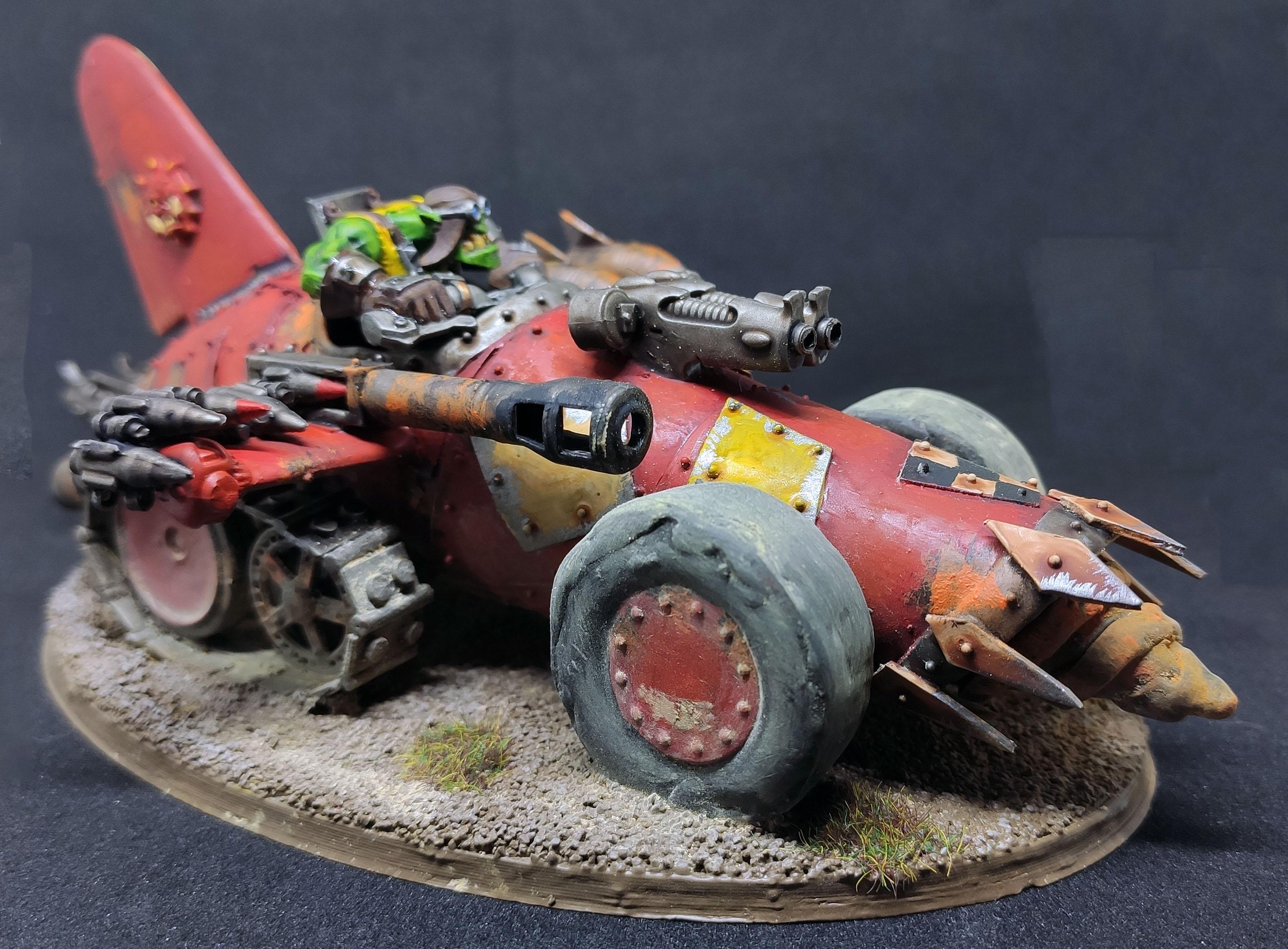 Megatrakk Scrapjet, Orks, Scratch Build, Warhammer 40,000