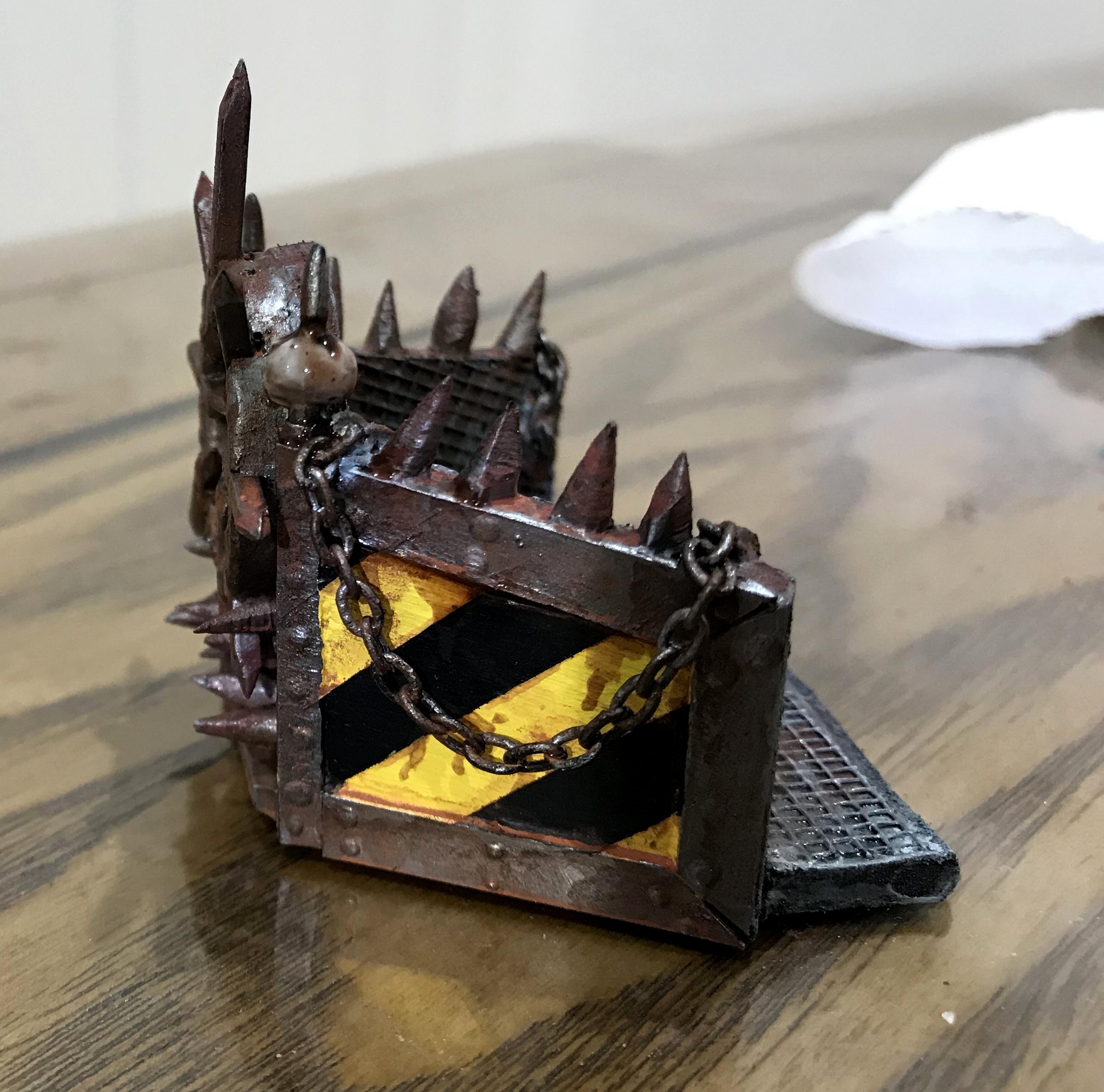 Aegis Defence Line, Chaos Terrain, Iron Warriors, Proof Of Concept