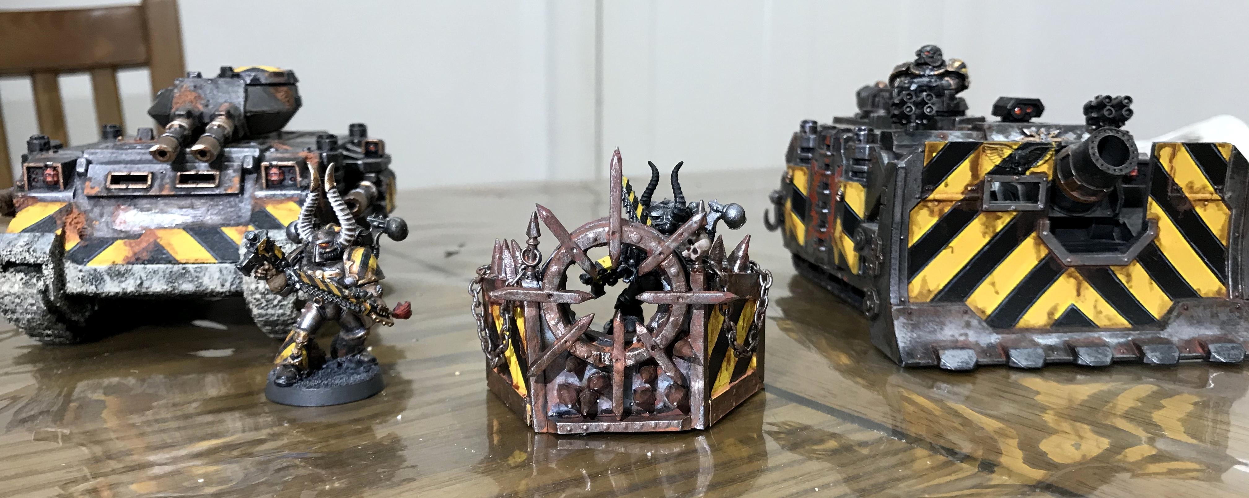 Aegis Defence Line, Chaos Terrain, Iron Warriors, Proof Of Concept