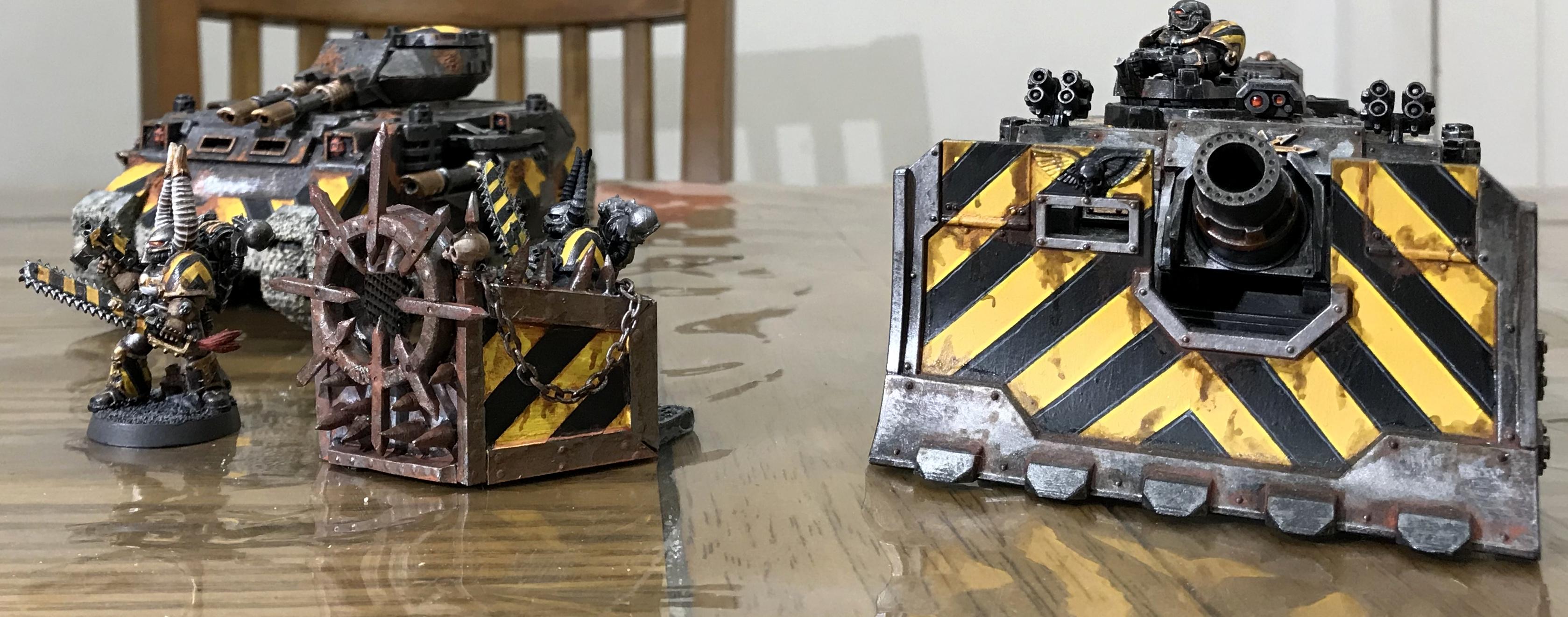 Aegis Defence Line, Chaos Terrain, Iron Warriors, Proof Of Concept