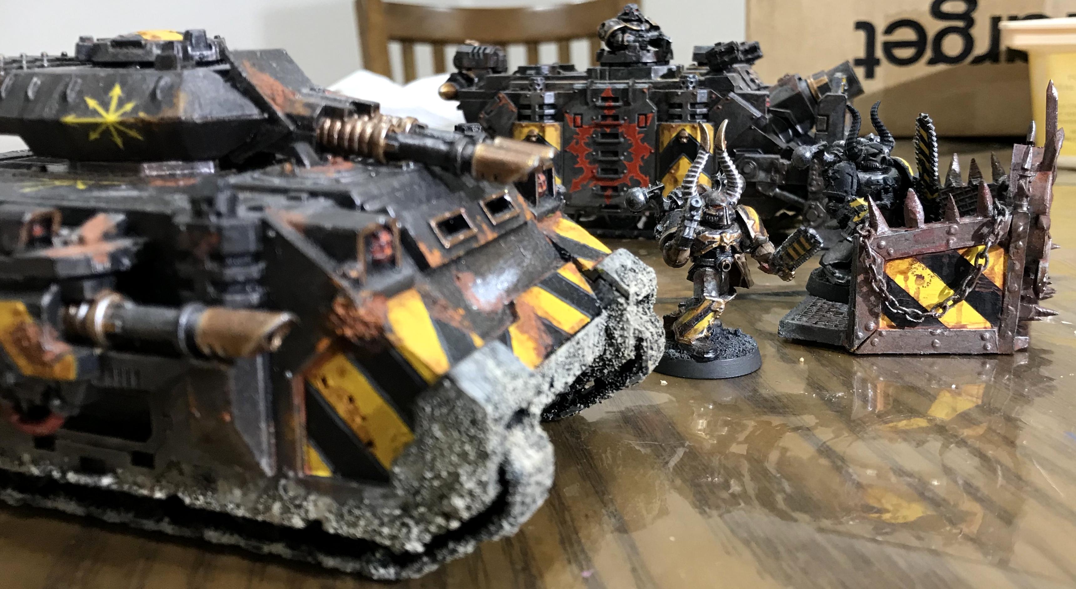 Aegis Defence Line, Chaos Terrain, Iron Warriors, Proof Of Concept