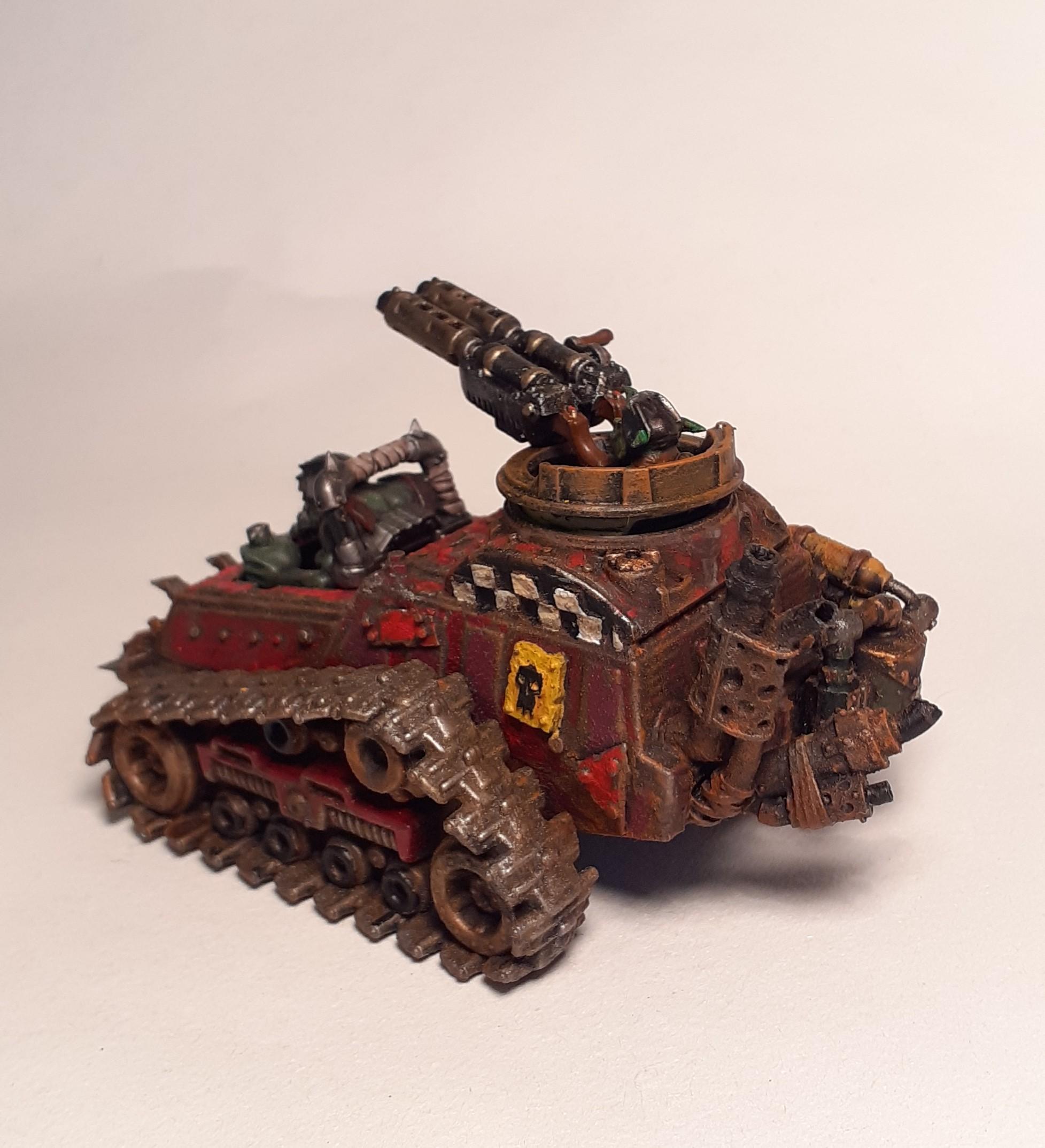 Conversion, Grots, Kitbashed, Ork Conversions, Ork Coustom Made Vehicles, Orks, Scratch Build, Warhammer 40,000, Wartrak