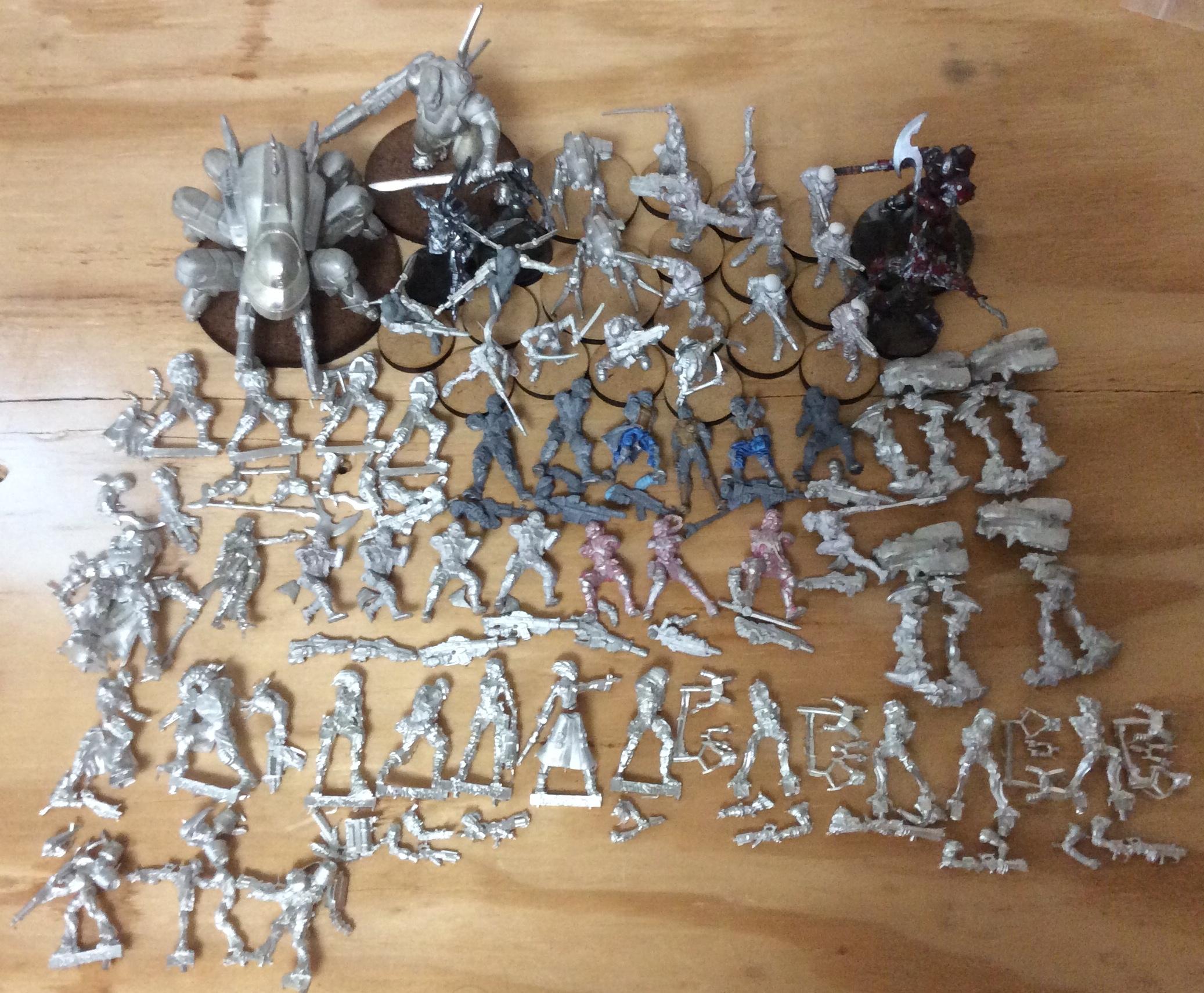 Combined Army, Corvus Belli, Haqqislam, Infinity, Morat, Spiral Corp, Tohaa, Work In Progress, Yu Jing