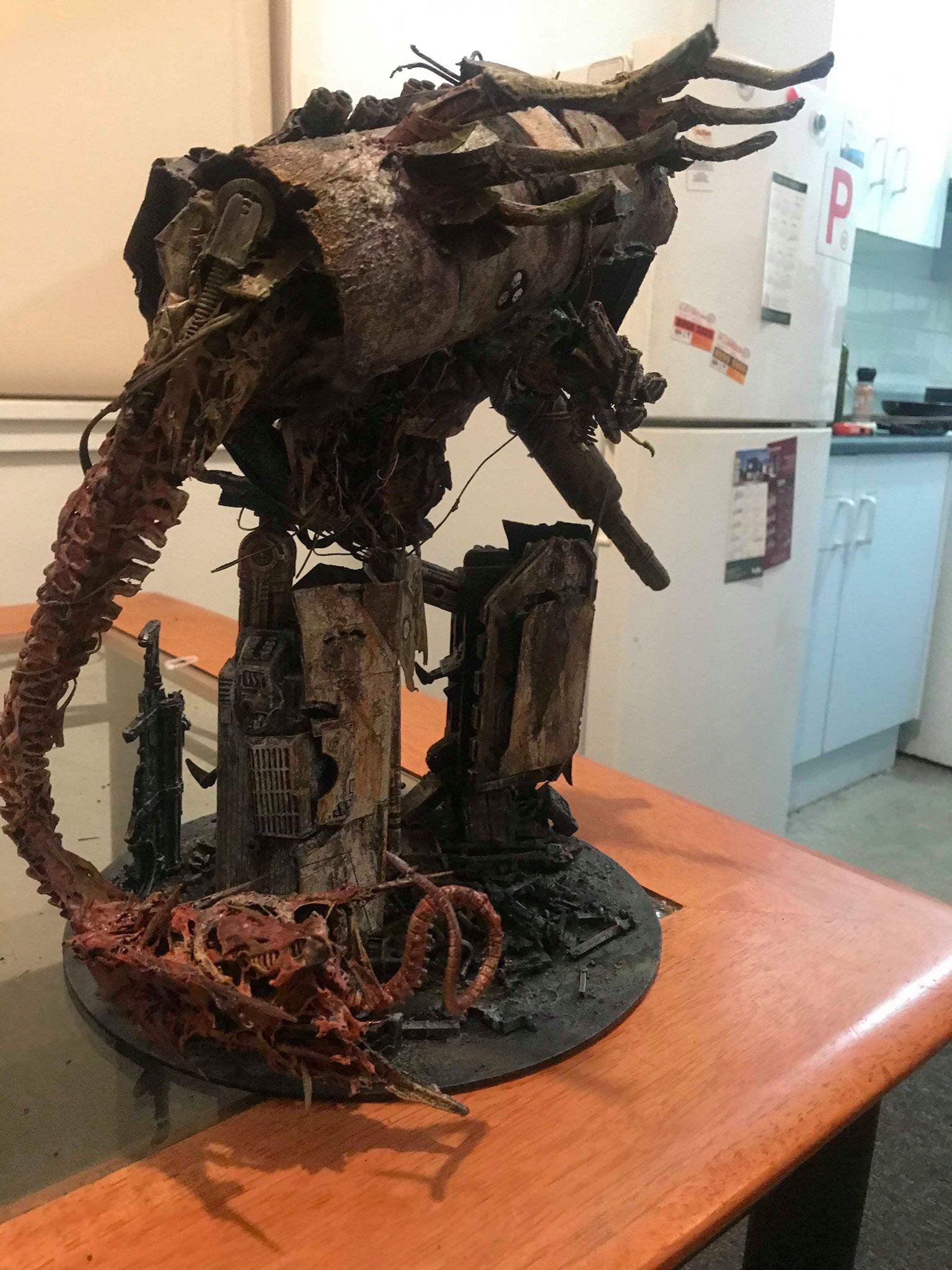 Chaos, Nurgle, Reaver, Scratch Build, Titan, Warlord