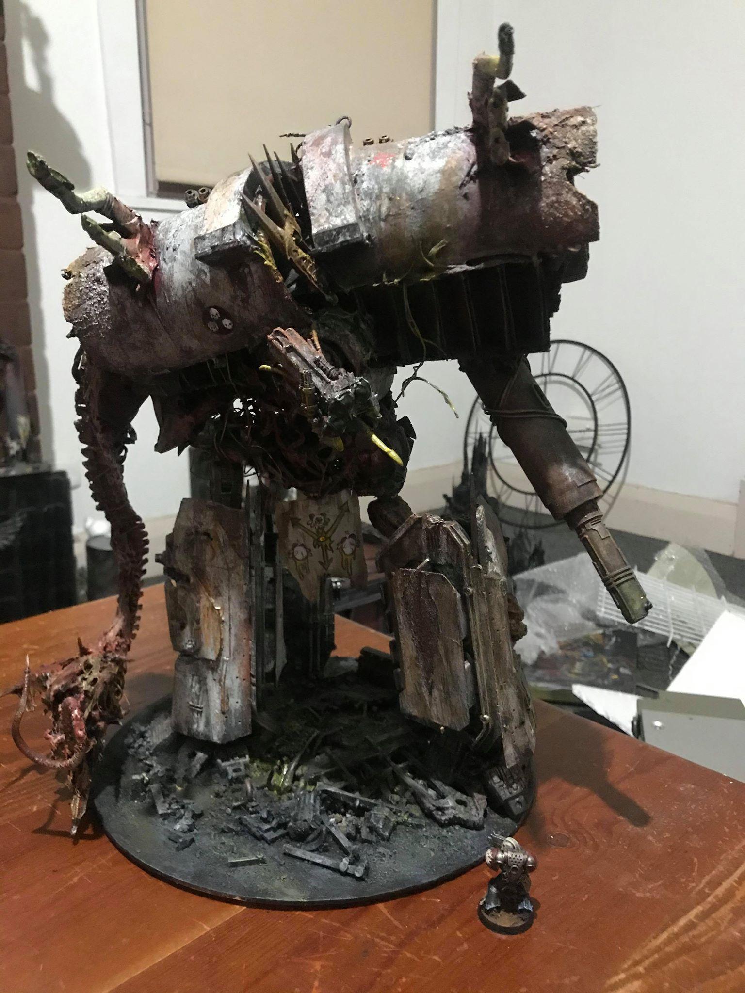 Chaos, Nurgle, Reaver, Scale, Scratch Build, Titan, Warlord