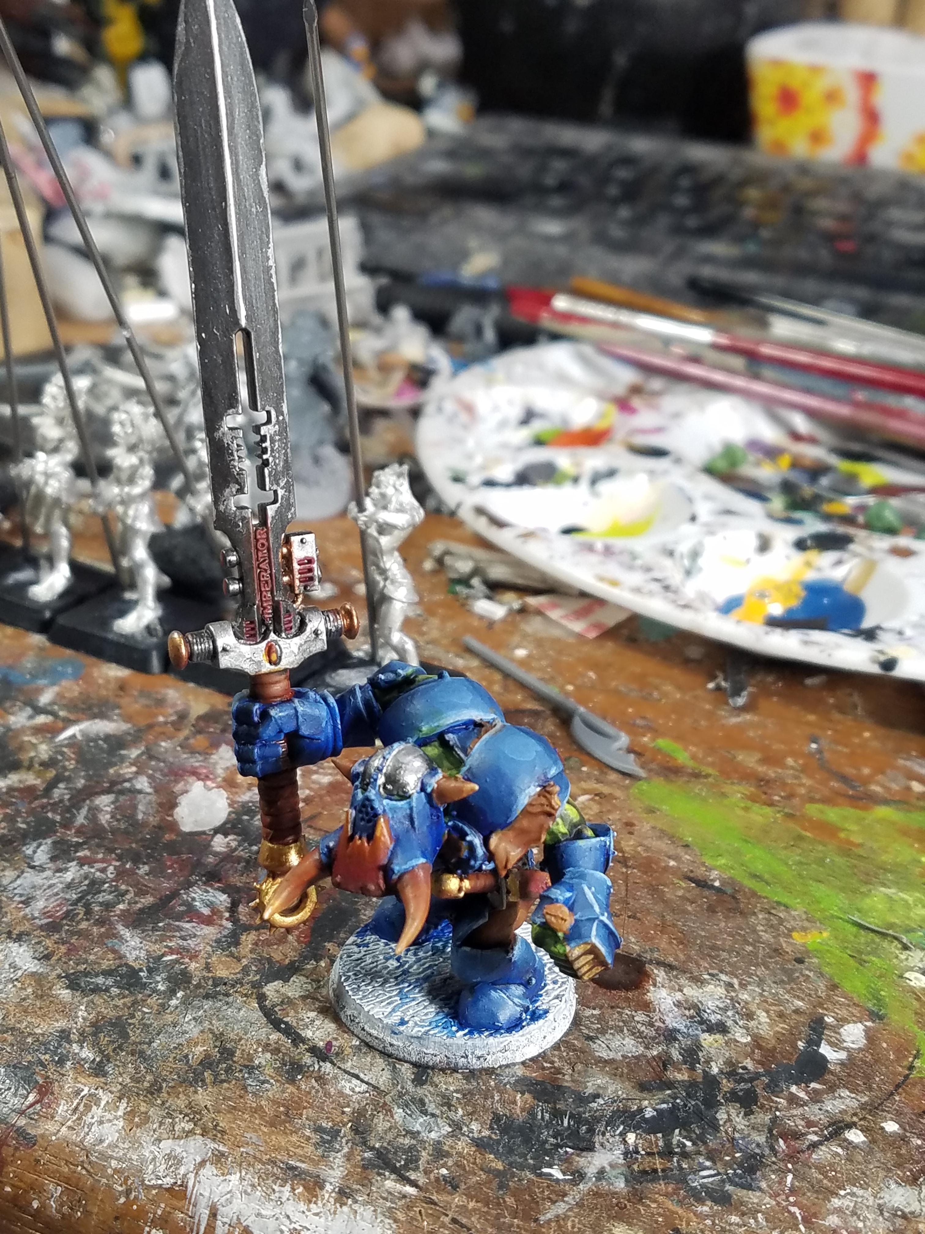 Citadel Miniatures, Games Workshop, Kitbash, Orks, Warhammer 40,000, Work In Progress