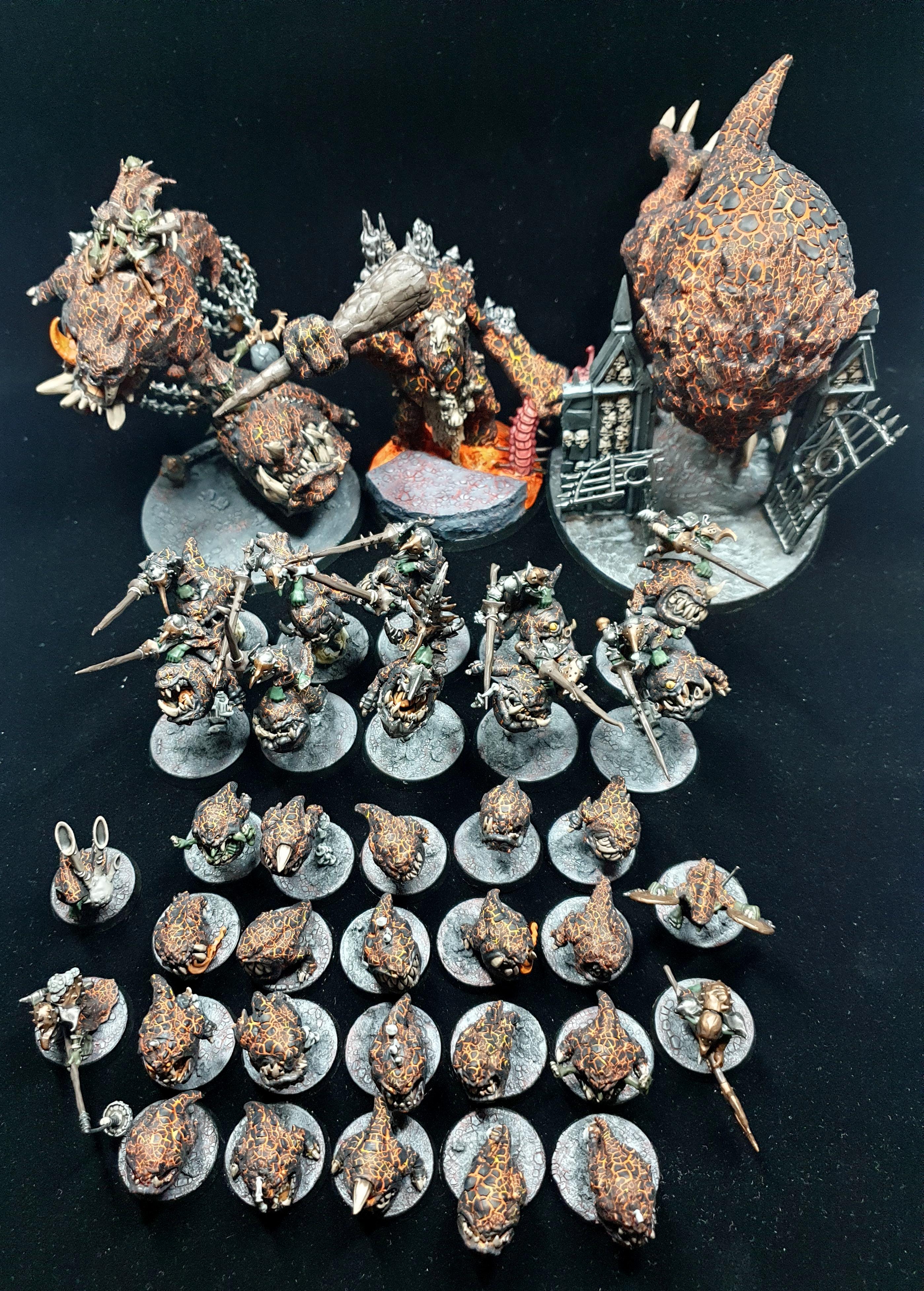 Lava, Squigs, Molten Squig Horde