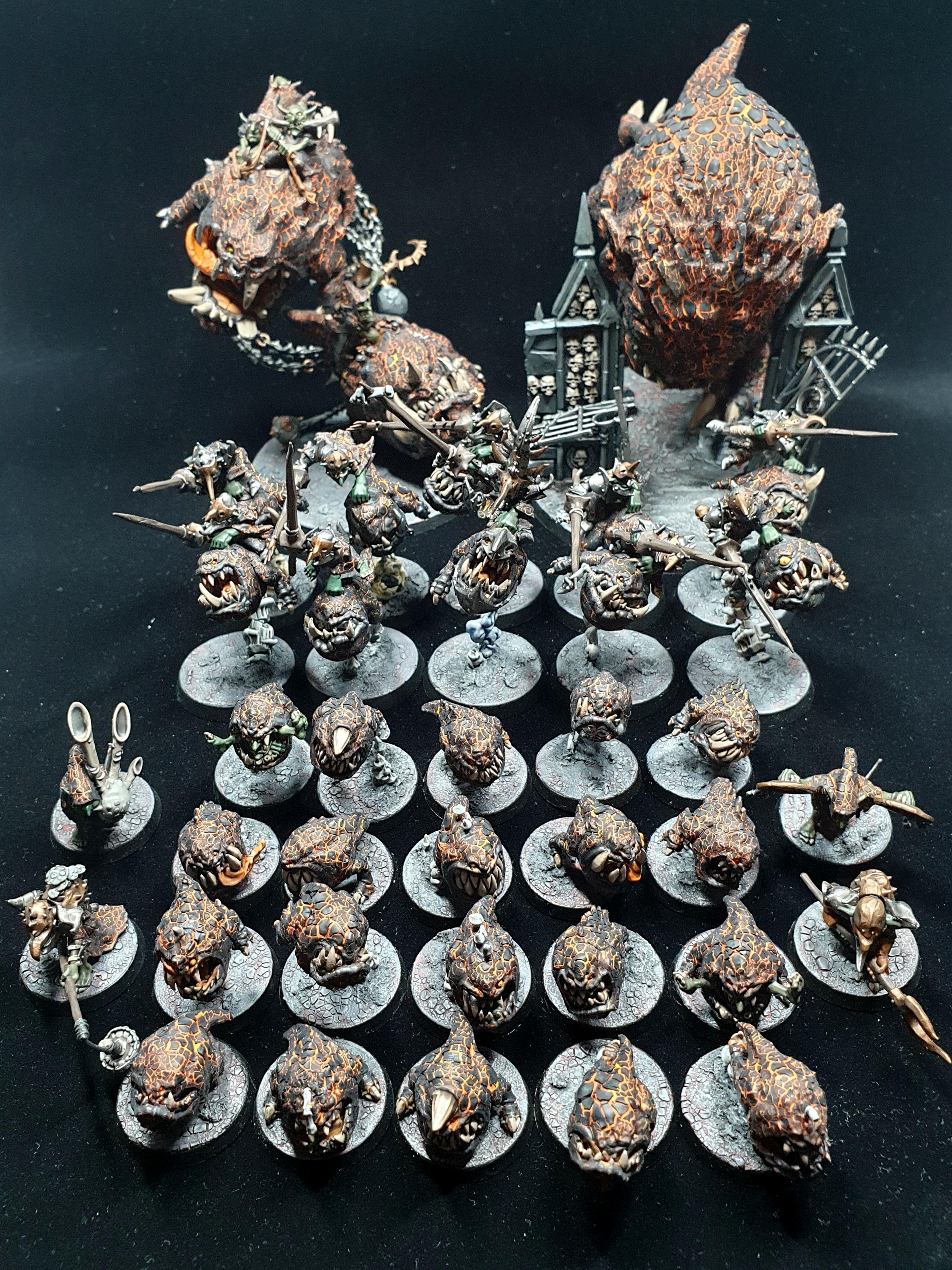 Lava, Squigs, Molten Squig Horde