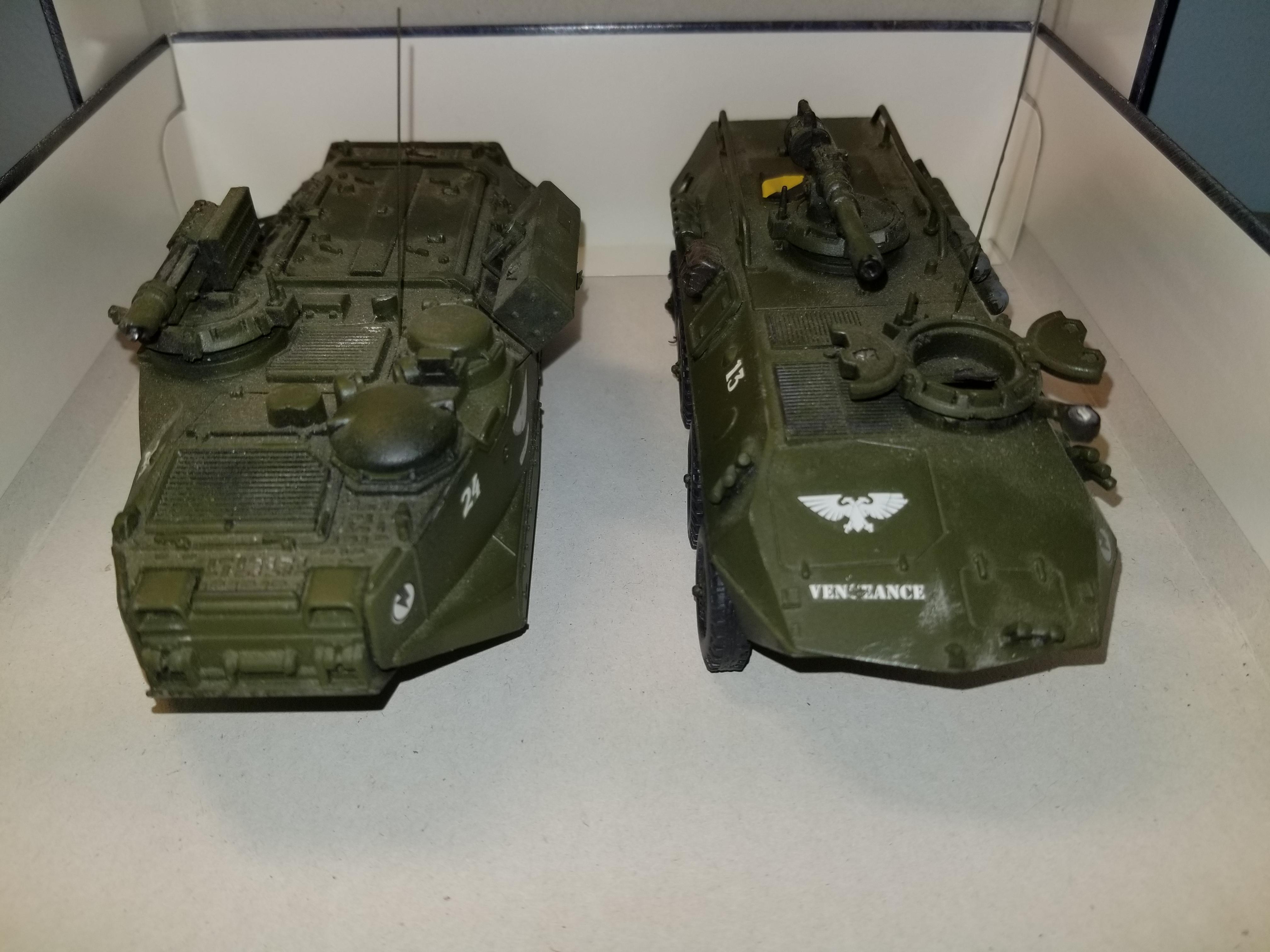 Apc, Imperial Guard, WH40k, Old vehicle conversions, plastic, front