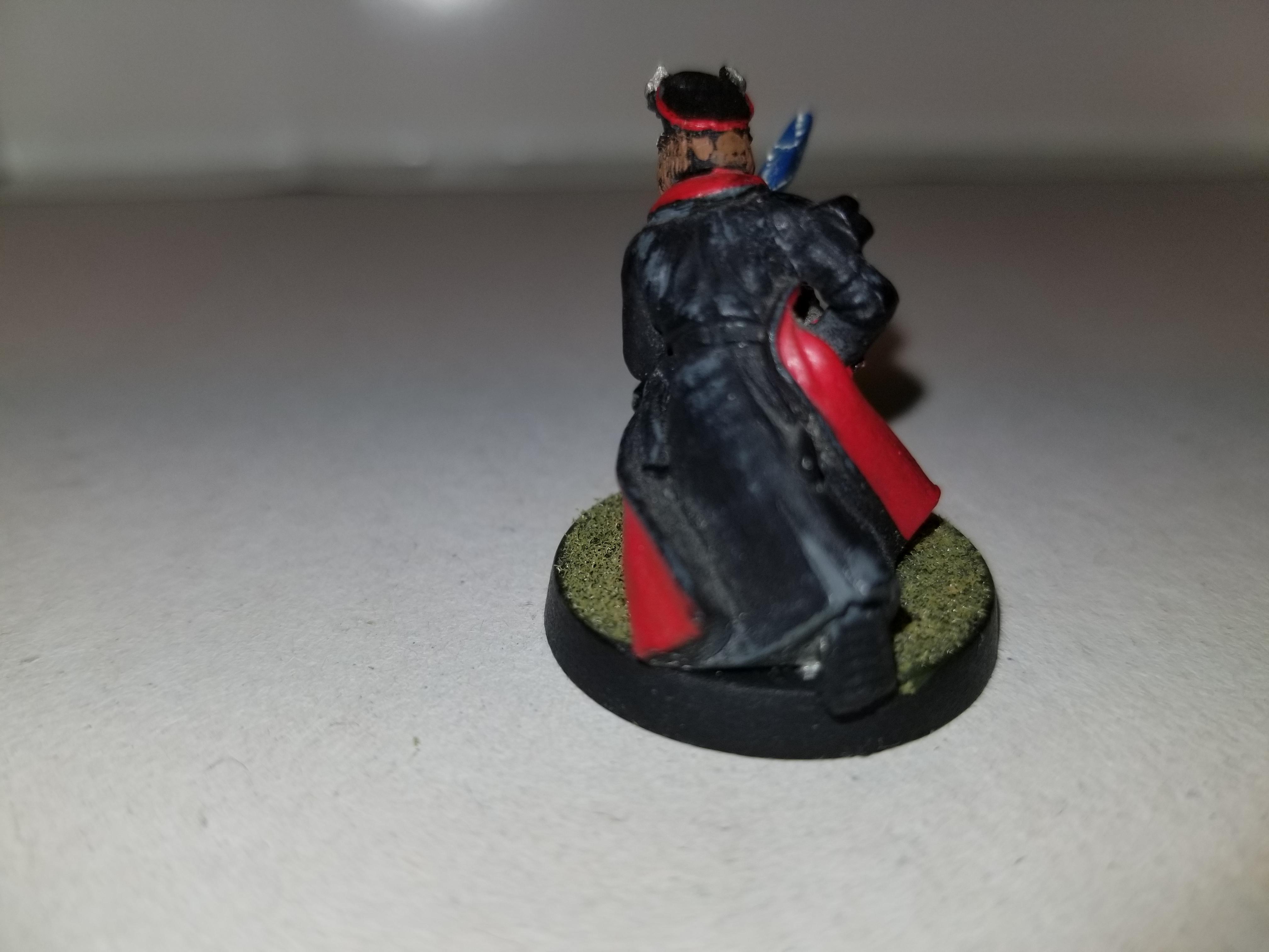 WH40k, Crouching Commissar, metal, back