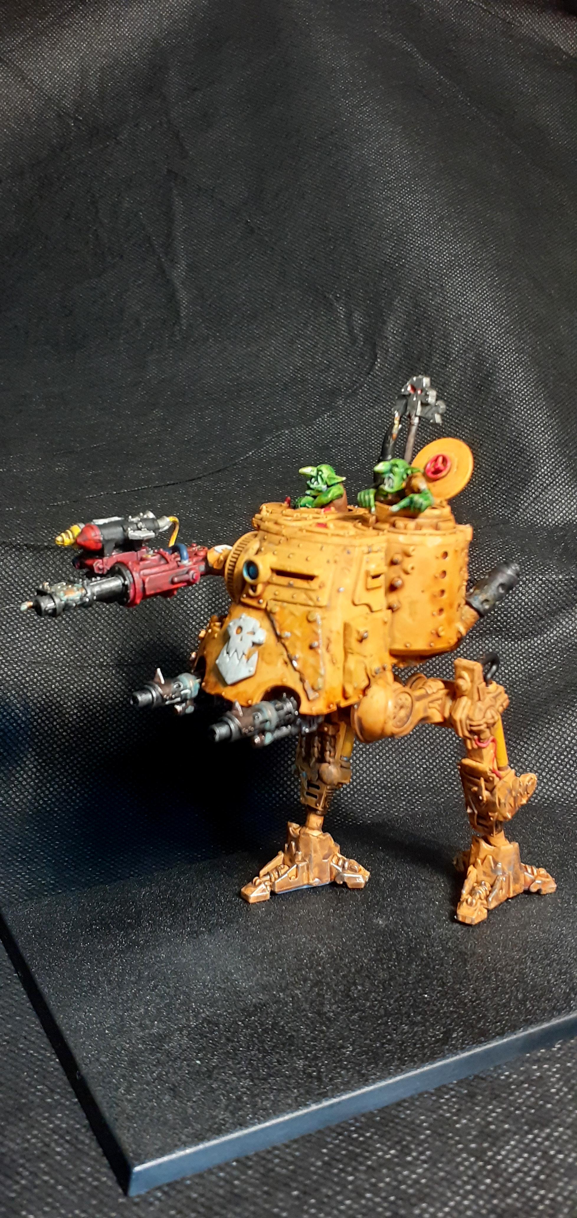 Conversion, Grots, Kitbashed, Ork Conversions, Ork Coustom Made Vehicles, Orks, Scratch Build, Walker, Warhammer 40,000