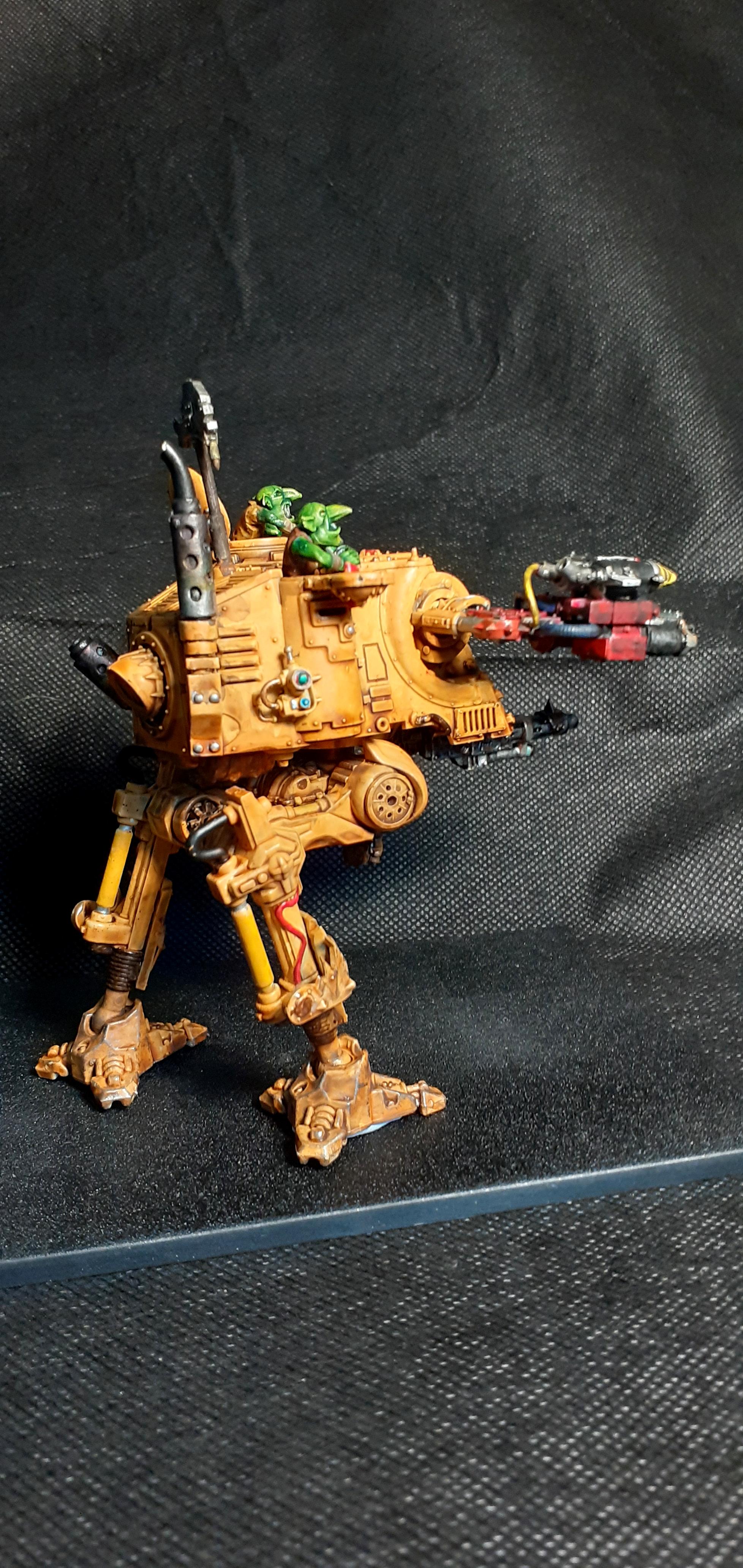 Conversion, Grots, Kitbashed, Ork Conversions, Ork Coustom Made Vehicles, Orks, Scratch Build, Walker, Warhammer 40,000
