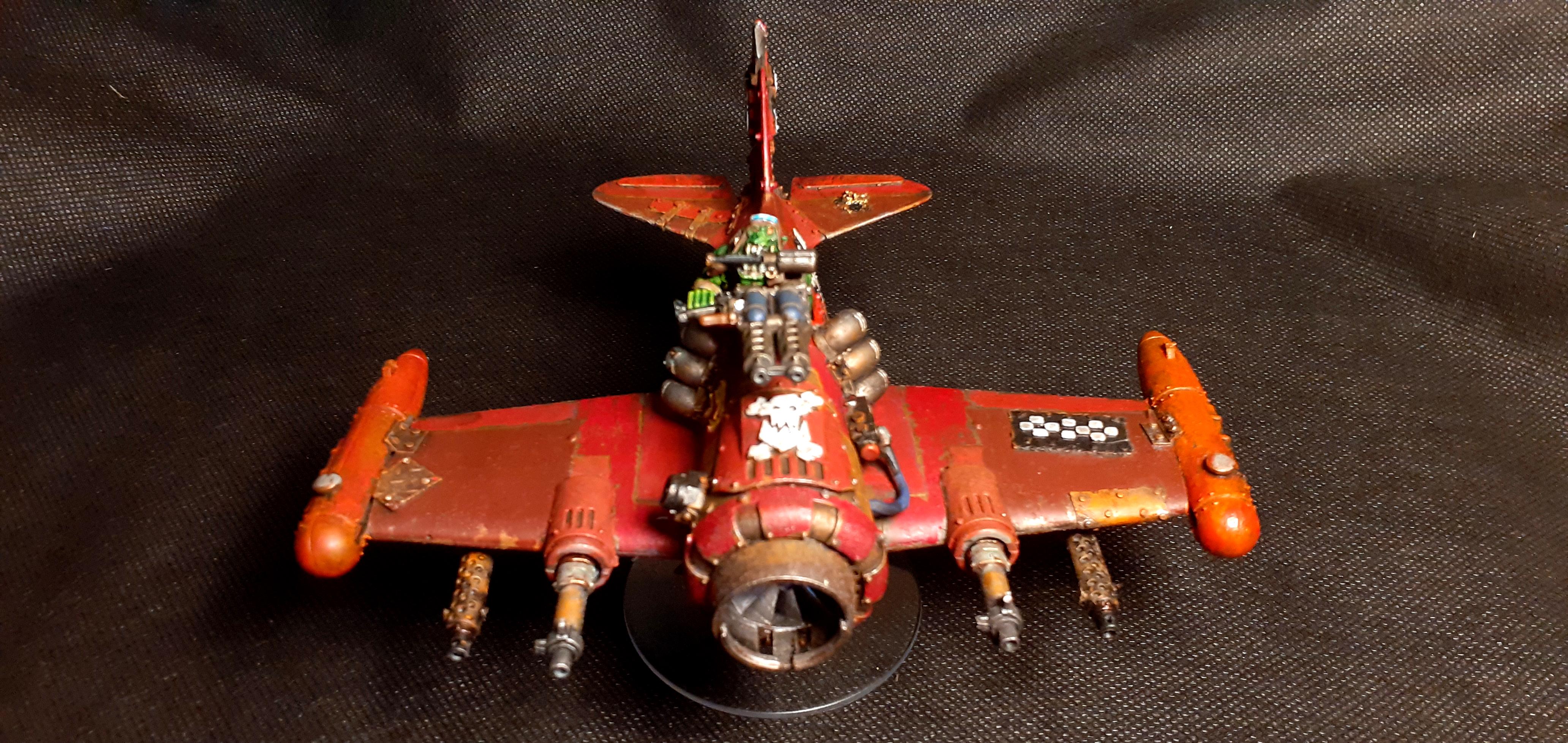 Dakka Dakka [delete], Dakkajet Conversion [delete], Flyer [delete], Grots, Kitbash [delete], Kitbashed, Ork Conversion, Ork Conversions, Ork Coustom Made Vehicles, Orks, Scratch Build, Warhammer 40,000