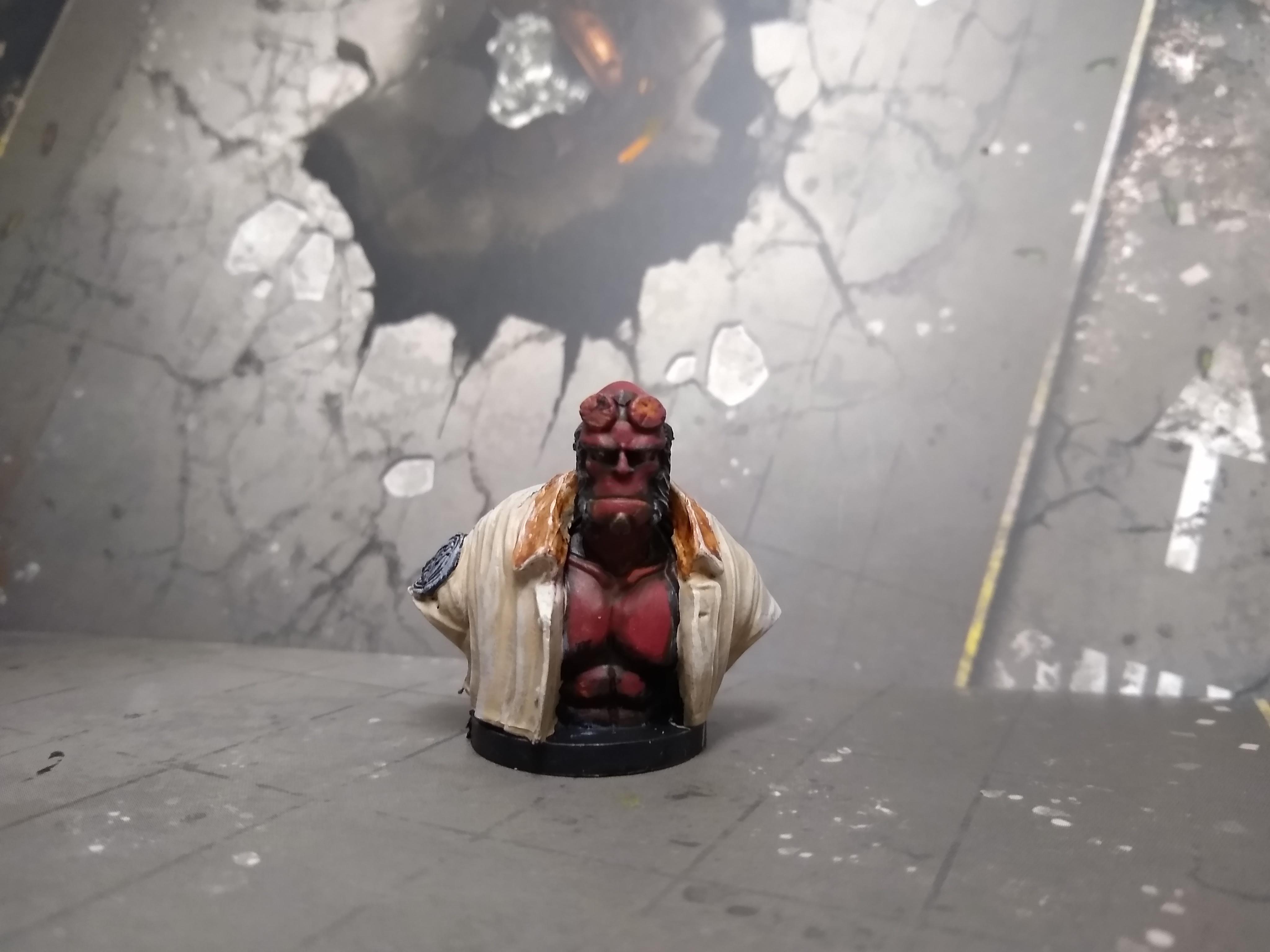Hellboy bust