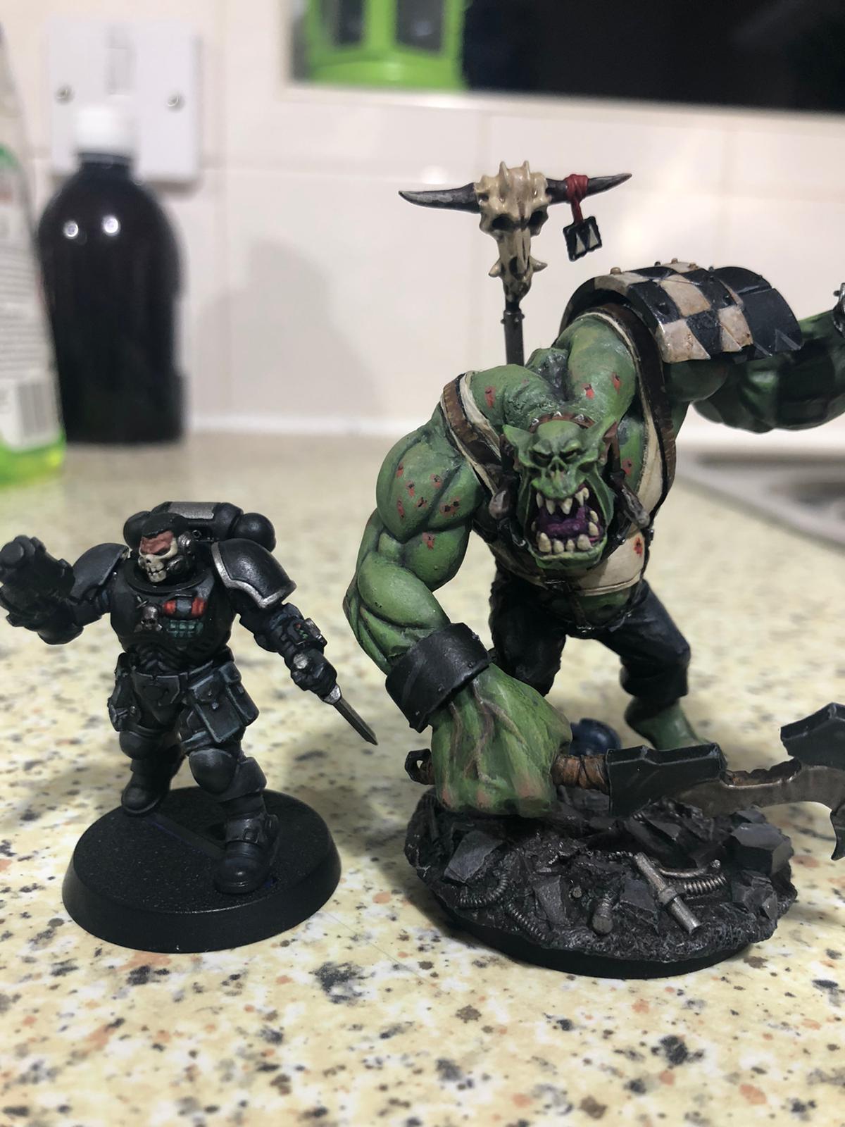 ork warboss kitbash/custom