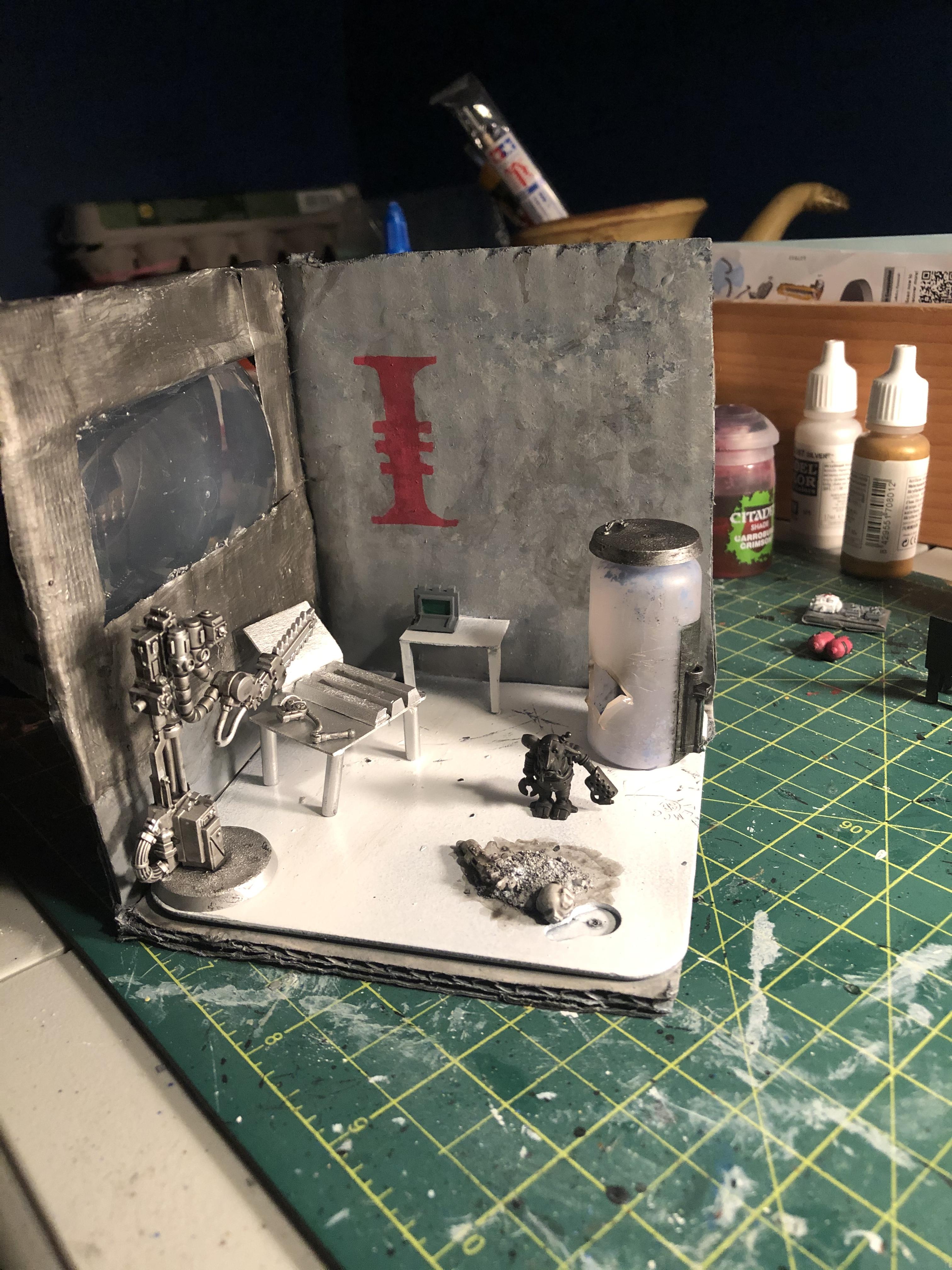 Diorama, Goblin Servitor, Imperial Guard, Inquisition, Kitbash, Warhammer 40,000