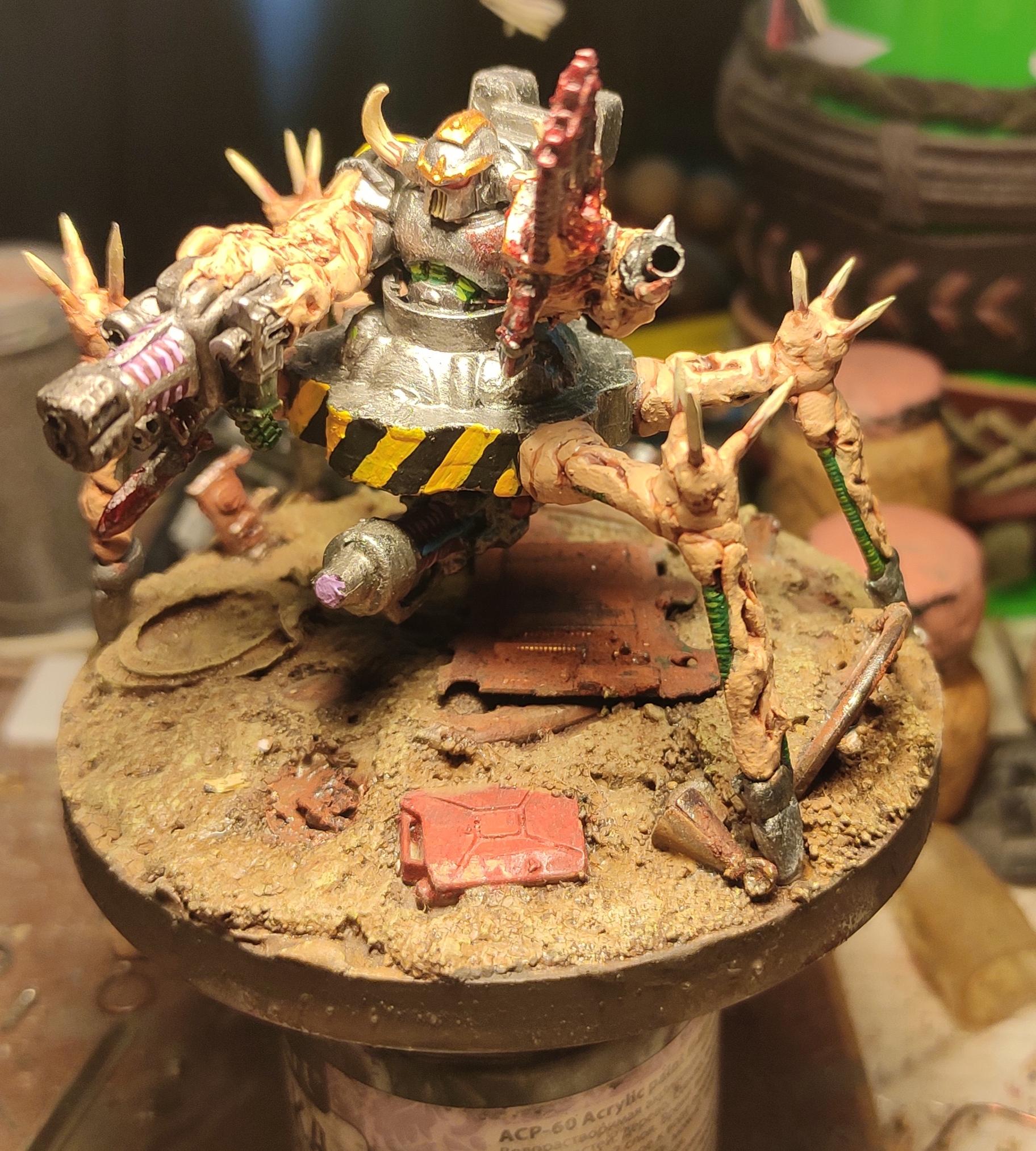 Centaur, Chainfist, Chaos, Chaos Space Marines, Chaos Undivided, Conversion, Greenstuff, Hazard Stripe, Hazard Stripes, Heavy Support, Heresy, Heretic Astartes, Infantry, Iron Warriors, Iron Within, Iron Without!, Kitbash, Meltagun, Obliterators, Plasma, Scratch Build, Sculpting, Tehnolog, Traitor Legions, Warhammer 40,000