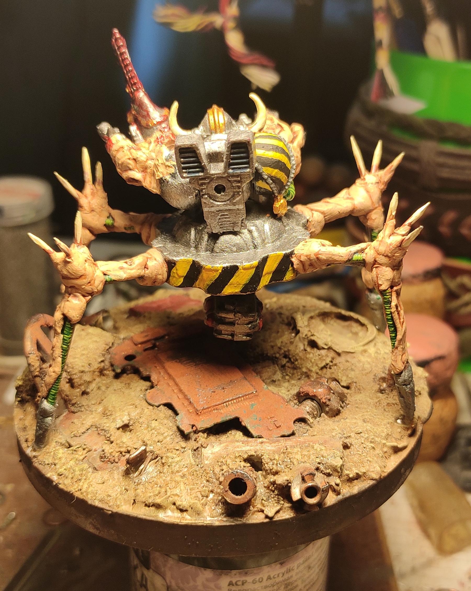 Centaur, Chainfist, Chaos, Chaos Space Marines, Chaos Undivided, Conversion, Greenstuff, Hazard Stripe, Hazard Stripes, Heavy Support, Heresy, Heretic Astartes, Infantry, Iron Warriors, Iron Within, Iron Without!, Kitbash, Obliterators, Scratch Build, Sculpting, Tehnolog, Traitor Legions, Warhammer 40,000