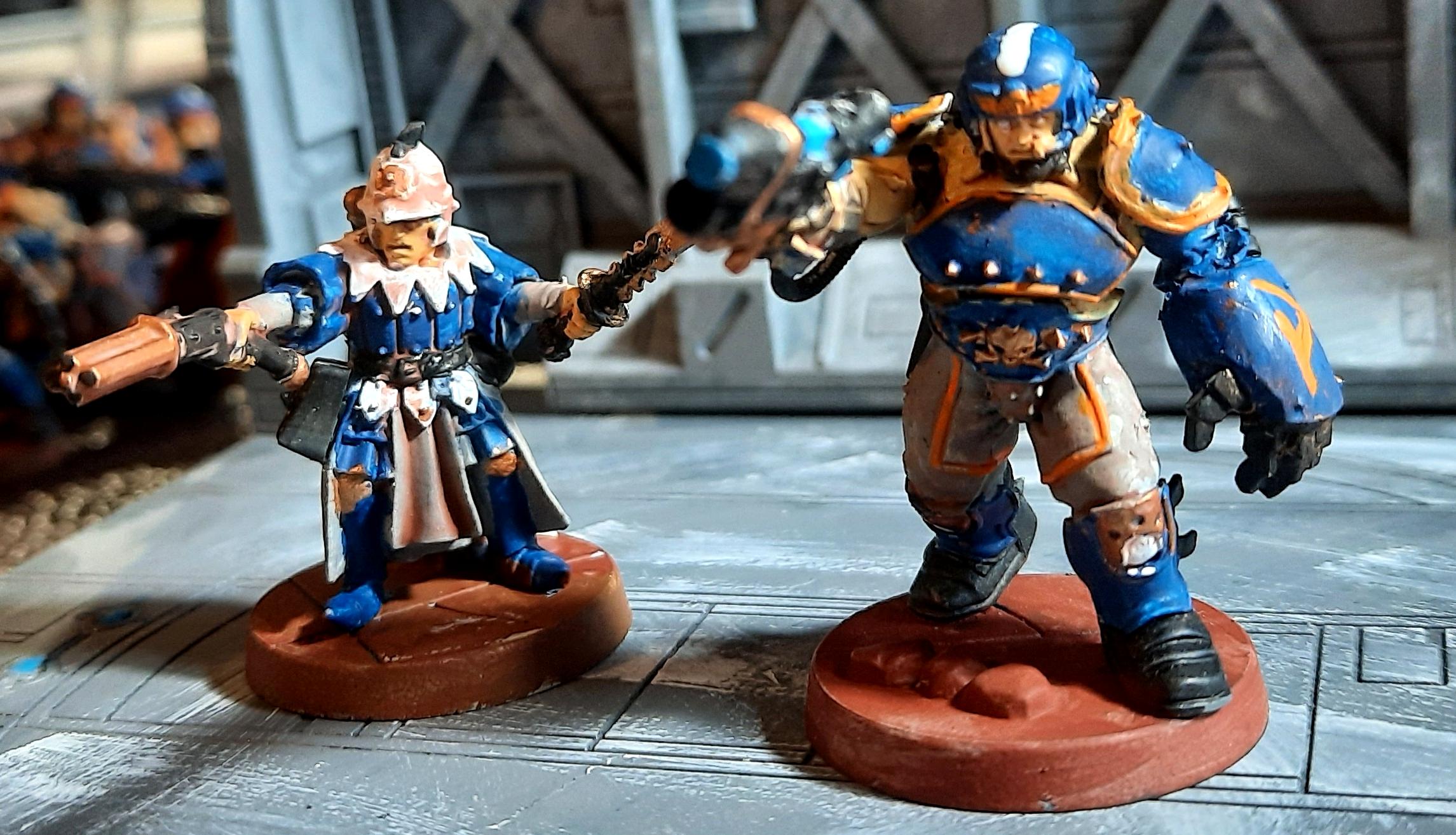 Adeptus Arbites, Goliath, Imperial Guard, Scale