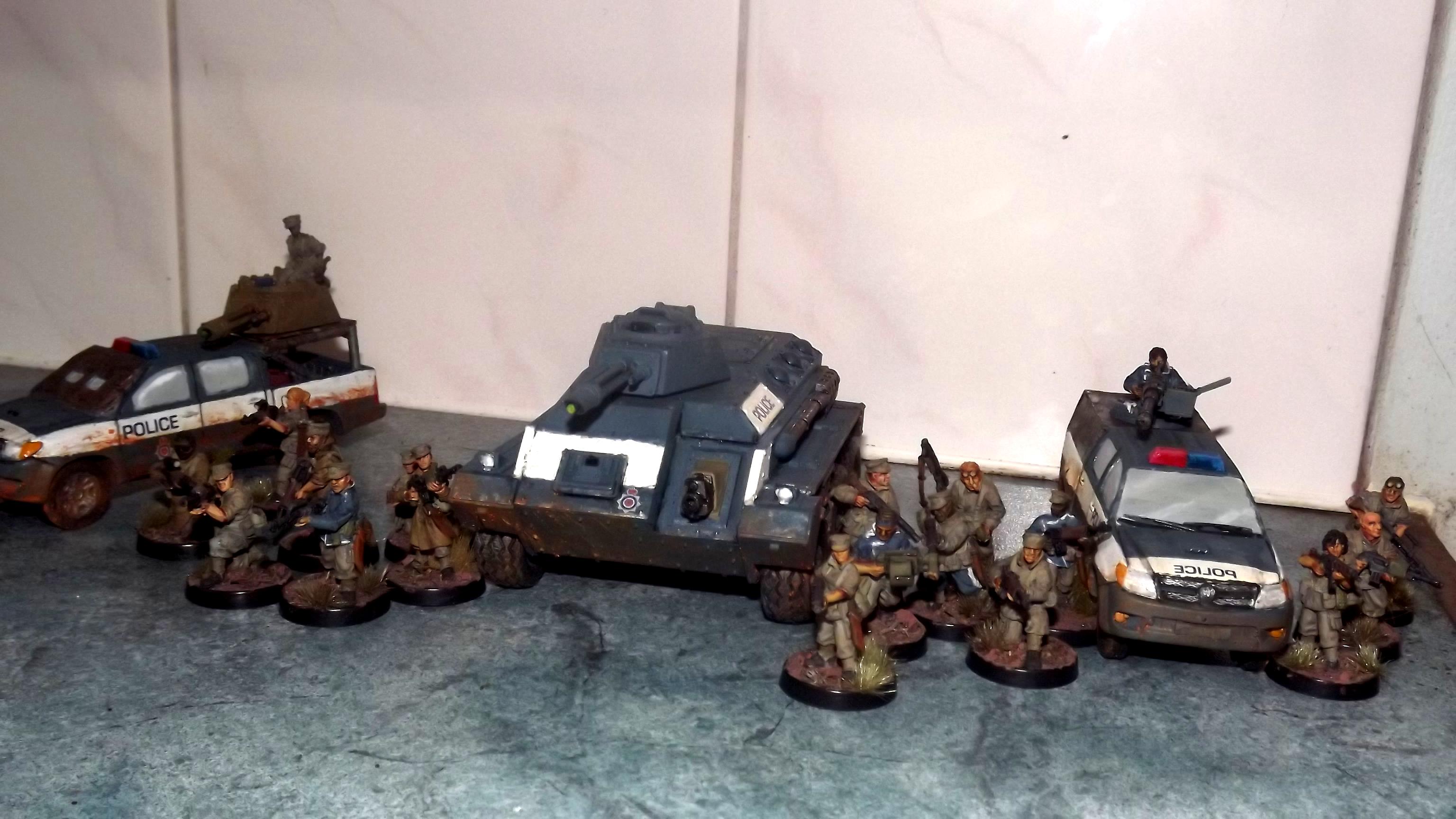 Chimera, Conversion, Coversion, Hilux, Law Enforcement, Milita, Militia, Models And Minis, Police, Technical, Victoria Miniatures, Wheeled