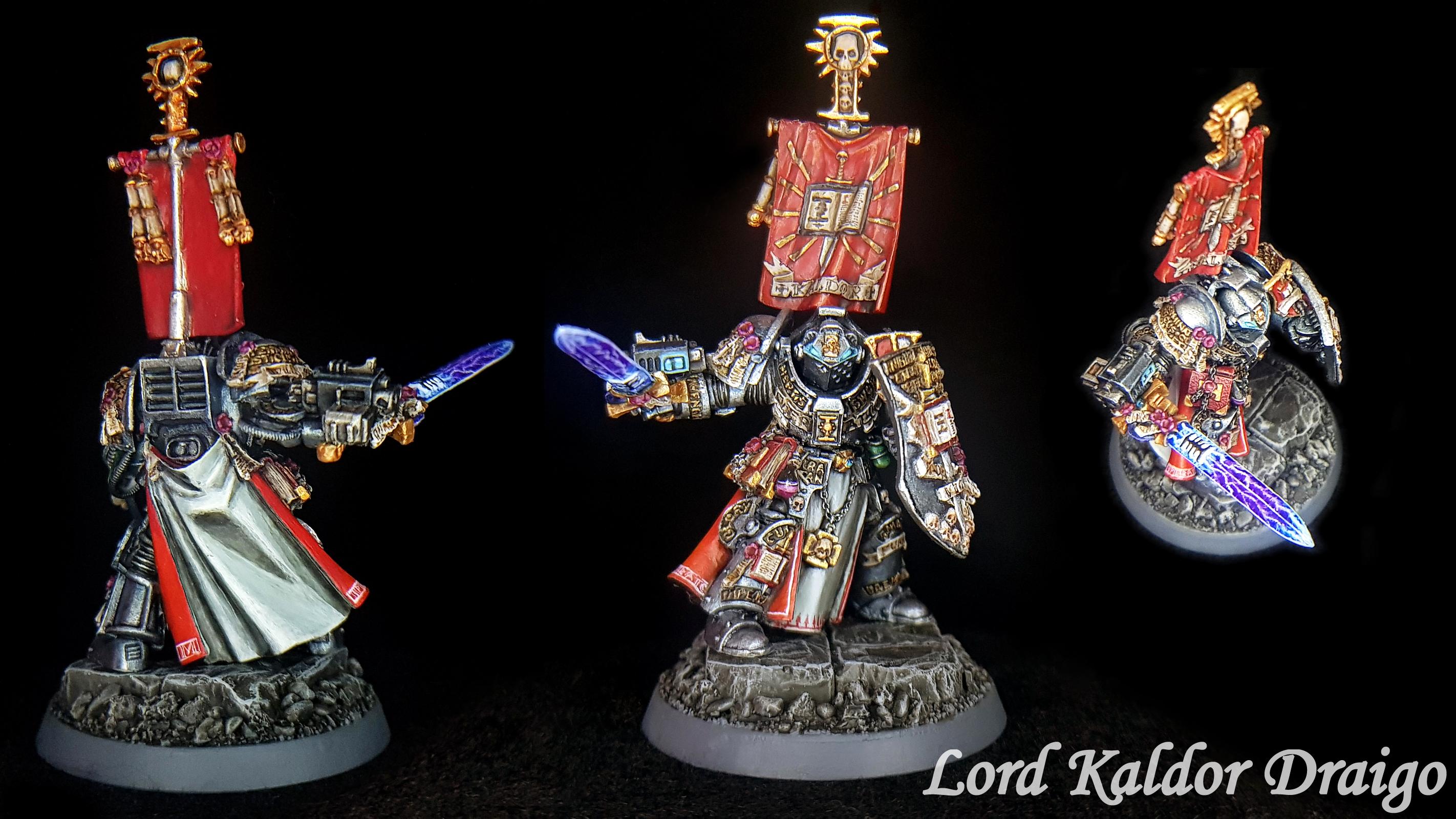 Astartes, Draigo, Grey Knights, Kaldor, Power Sword, Space Marines, Storm Shield, Terminator Armor