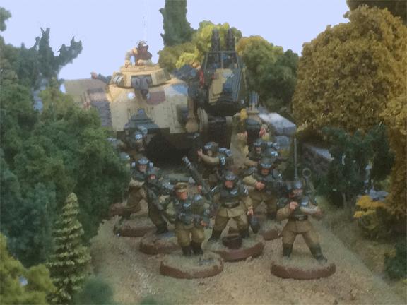 Cadians, Forest, Imperial Guard, Patrol