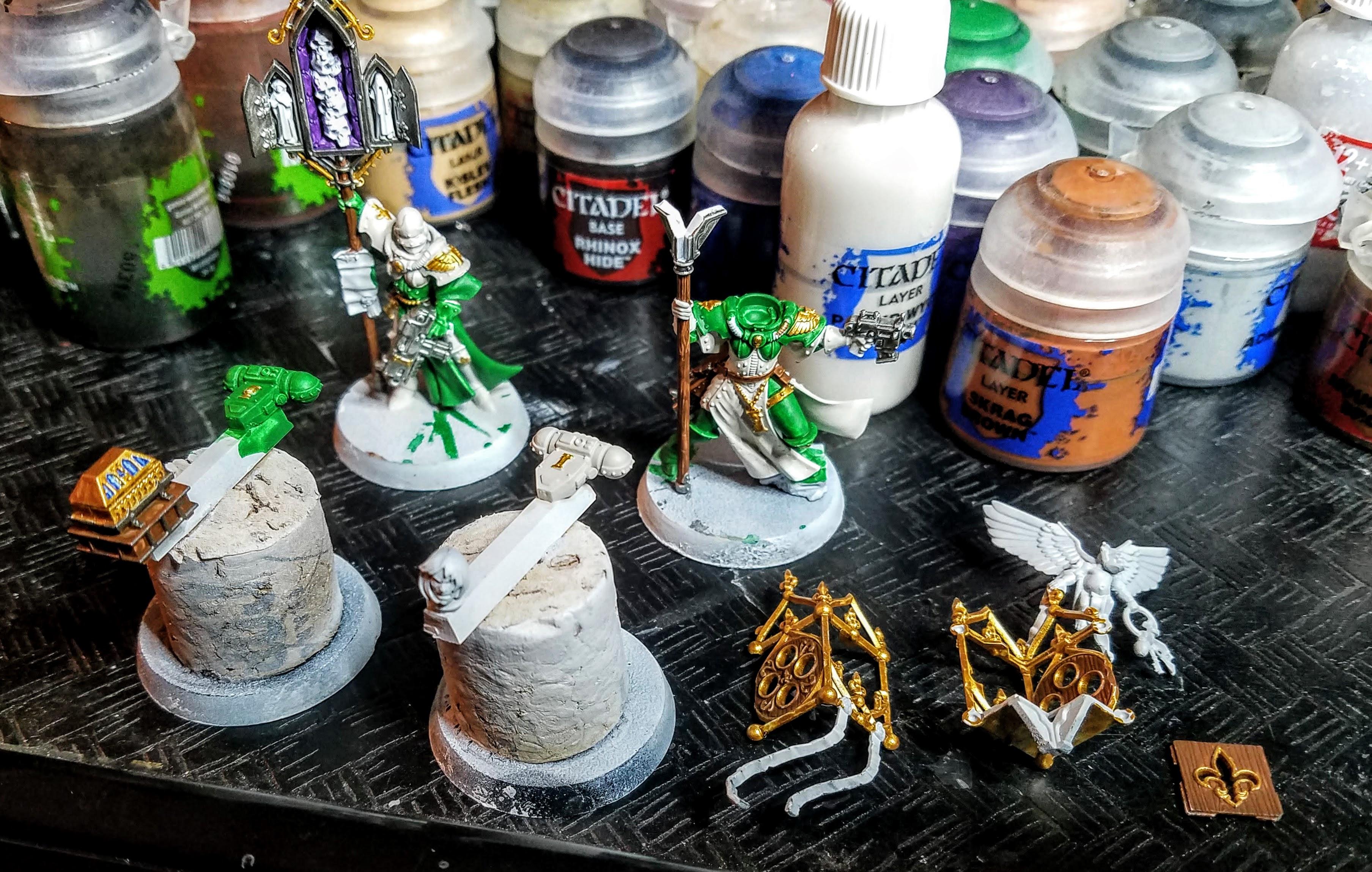 Most of the color blocking done on two Imagifiers