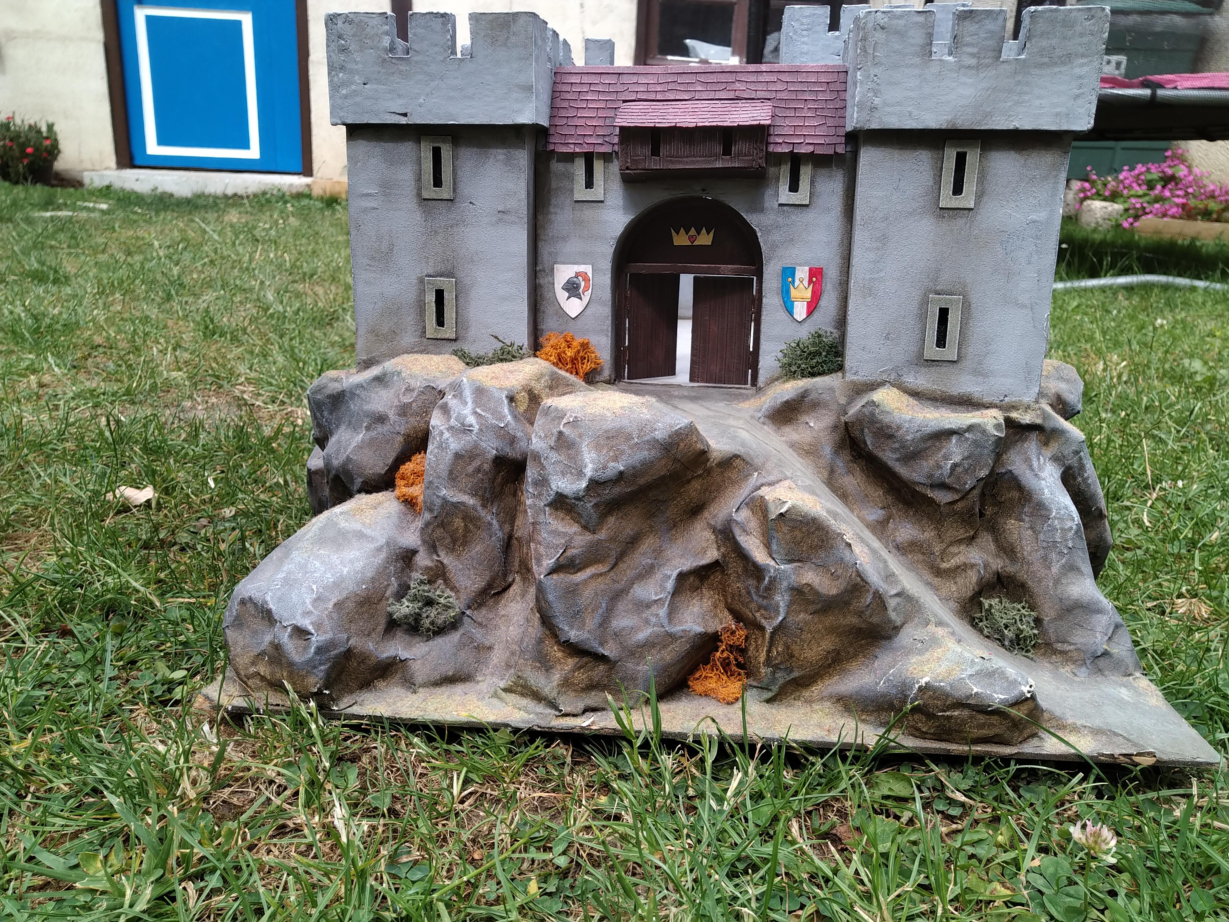 Cardboard, Castle, Paper Mache, Terrain