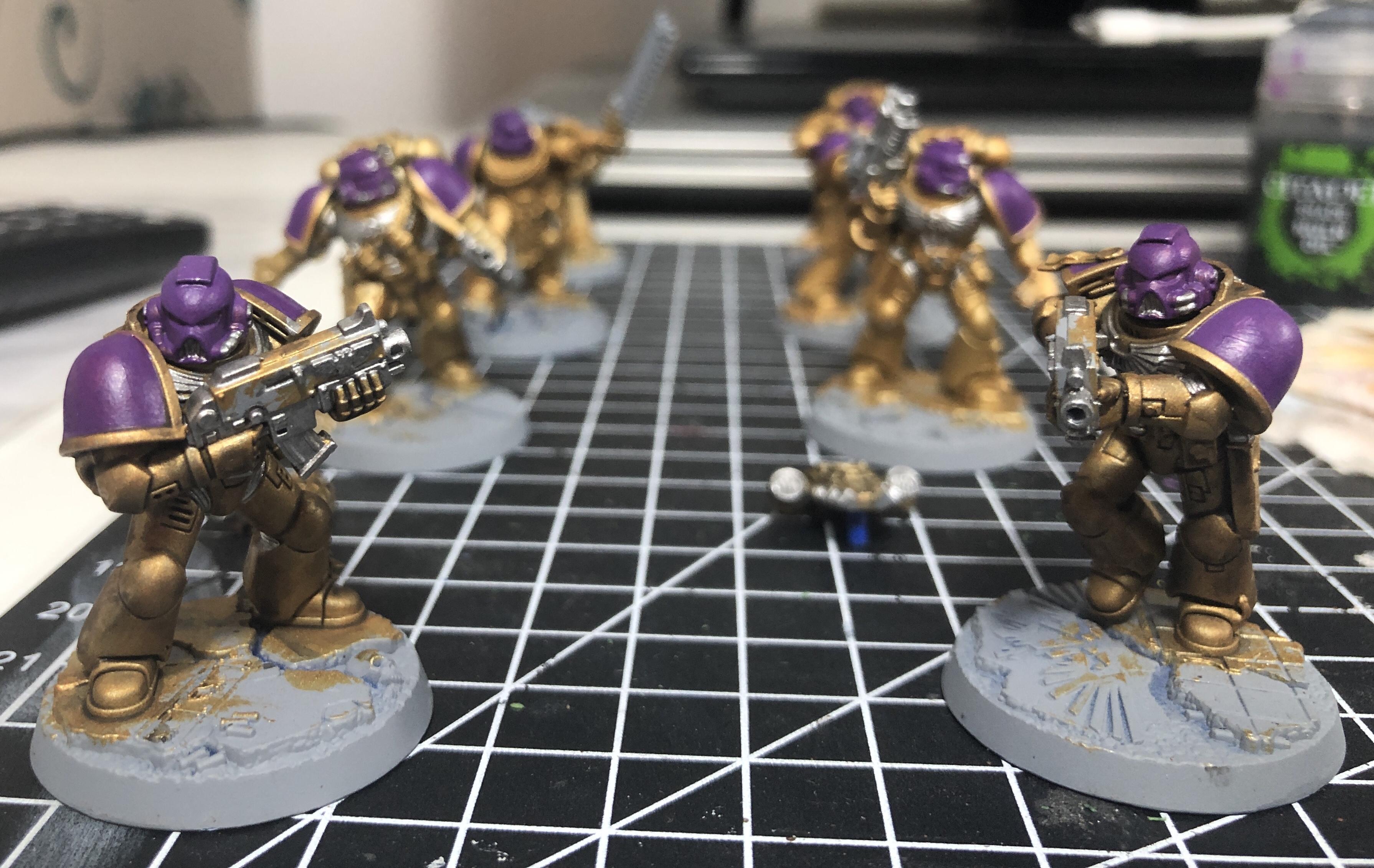 Series 1, Space Marine Heroes, Space Marines, Void Panthers, Warhammer 40,000, Work In Progress