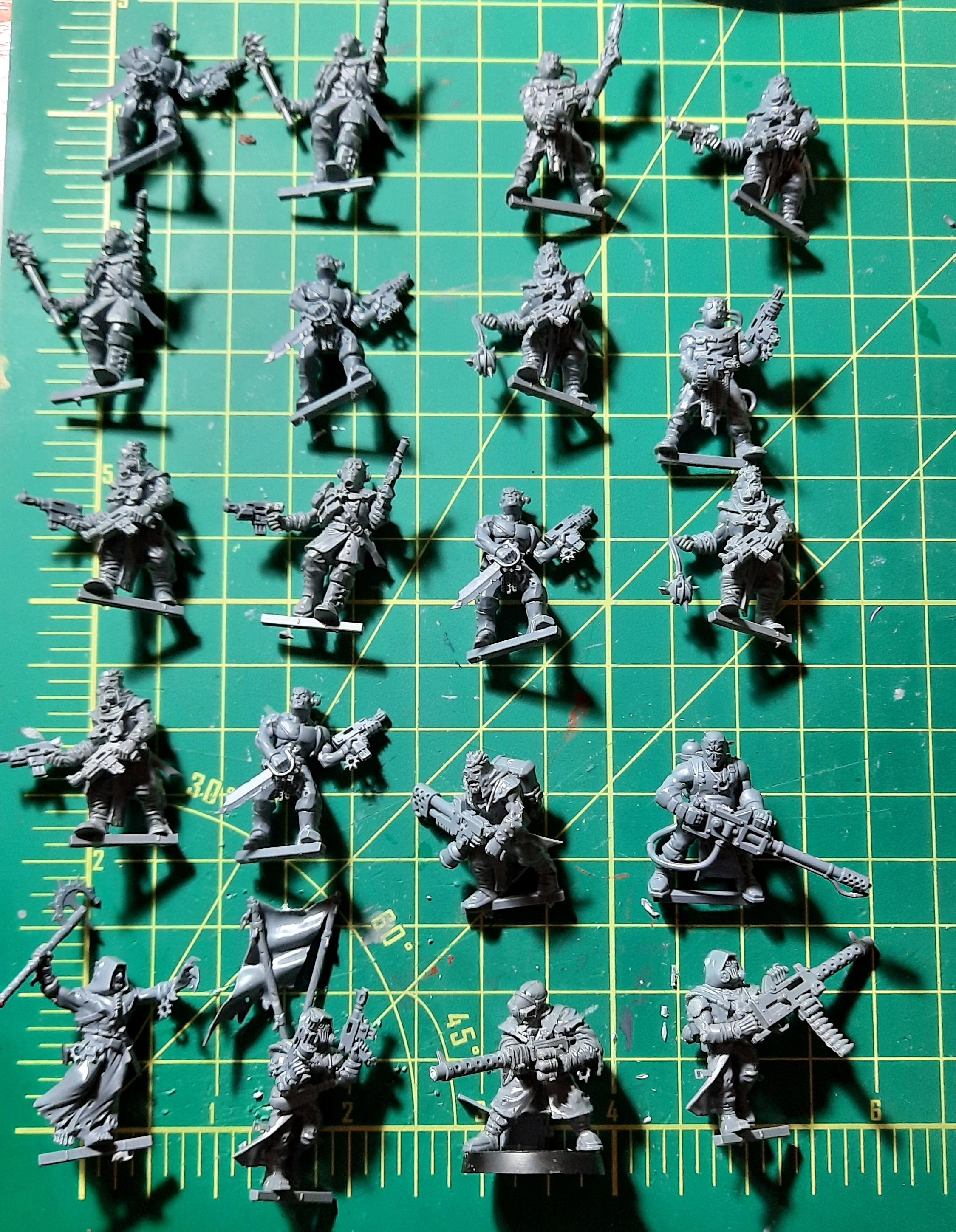 Chaos Cultists, Conversion, Genestealer Cult, Work In Progress