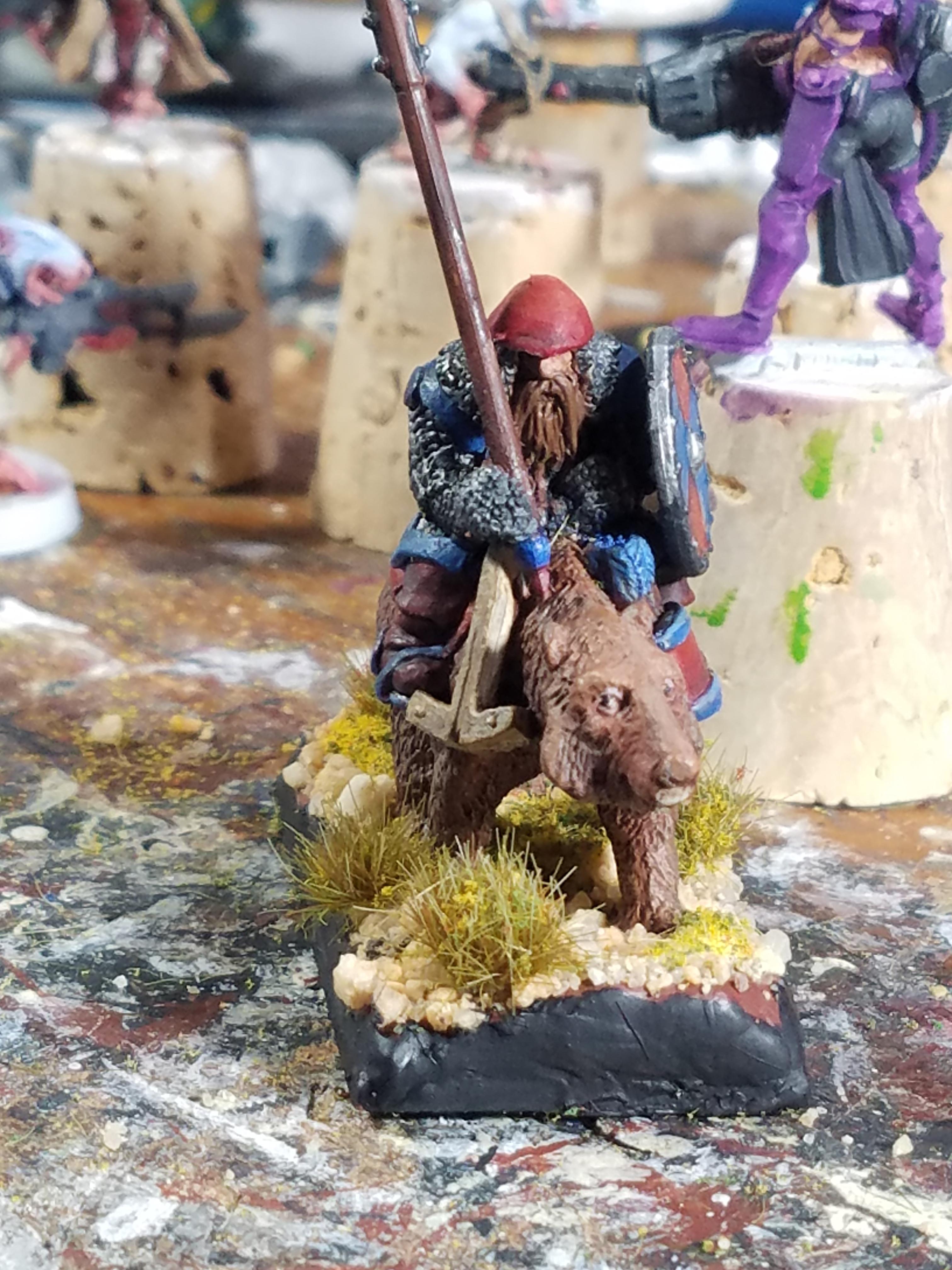 Bear Cavalry, Dwarves, Grenadier Miniatures