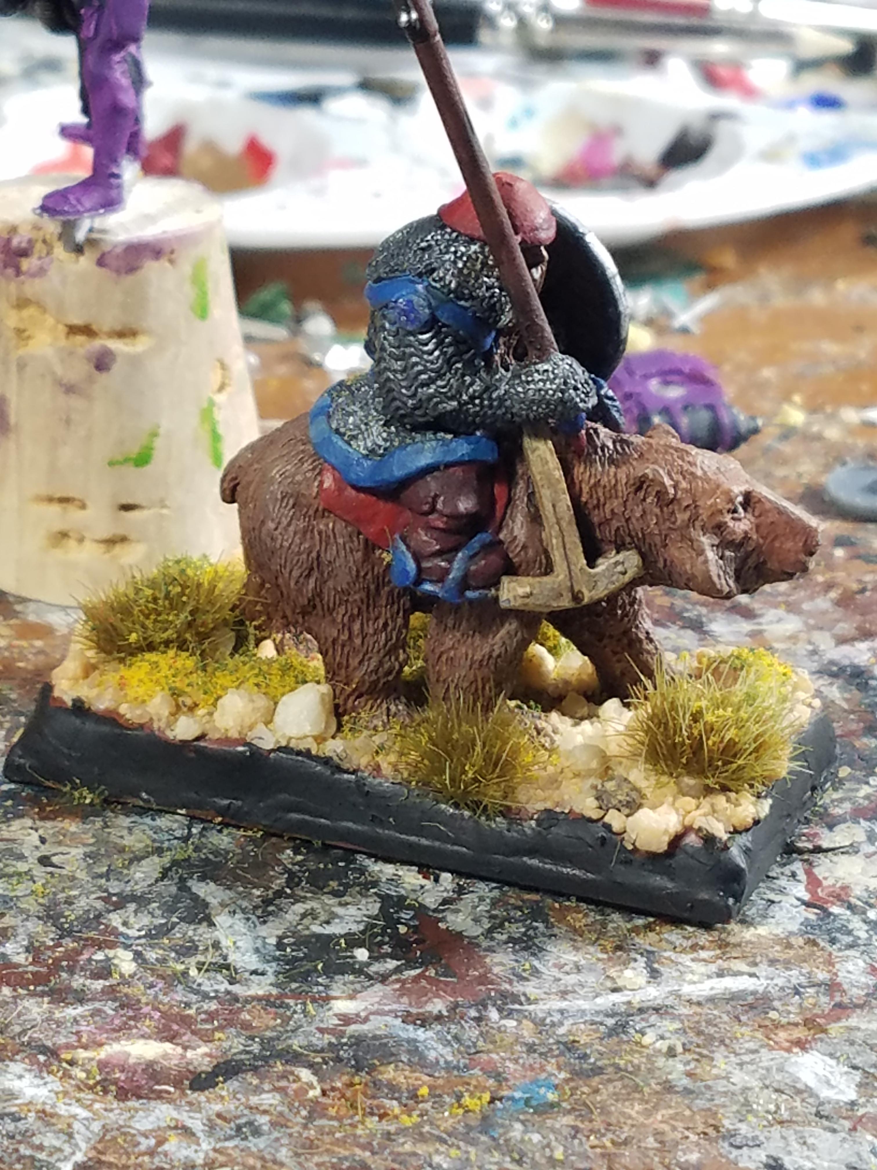 Bear Cavalry, Dwarves, Grenadier Miniatures
