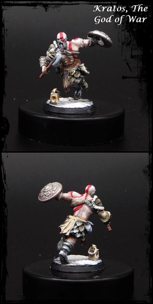 God Of War, Heroforge, Kratos, Printed, Video Game