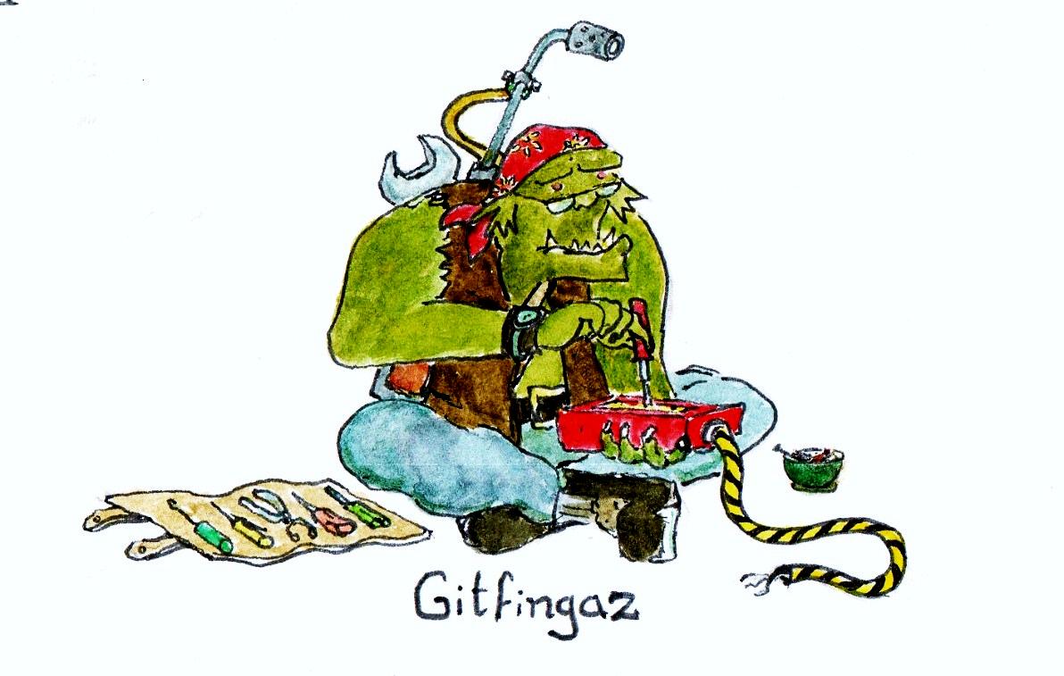 Cartoon, Drawing, Fiction, Graphic, Grots, Humour, Illustration, Orks, Sketch