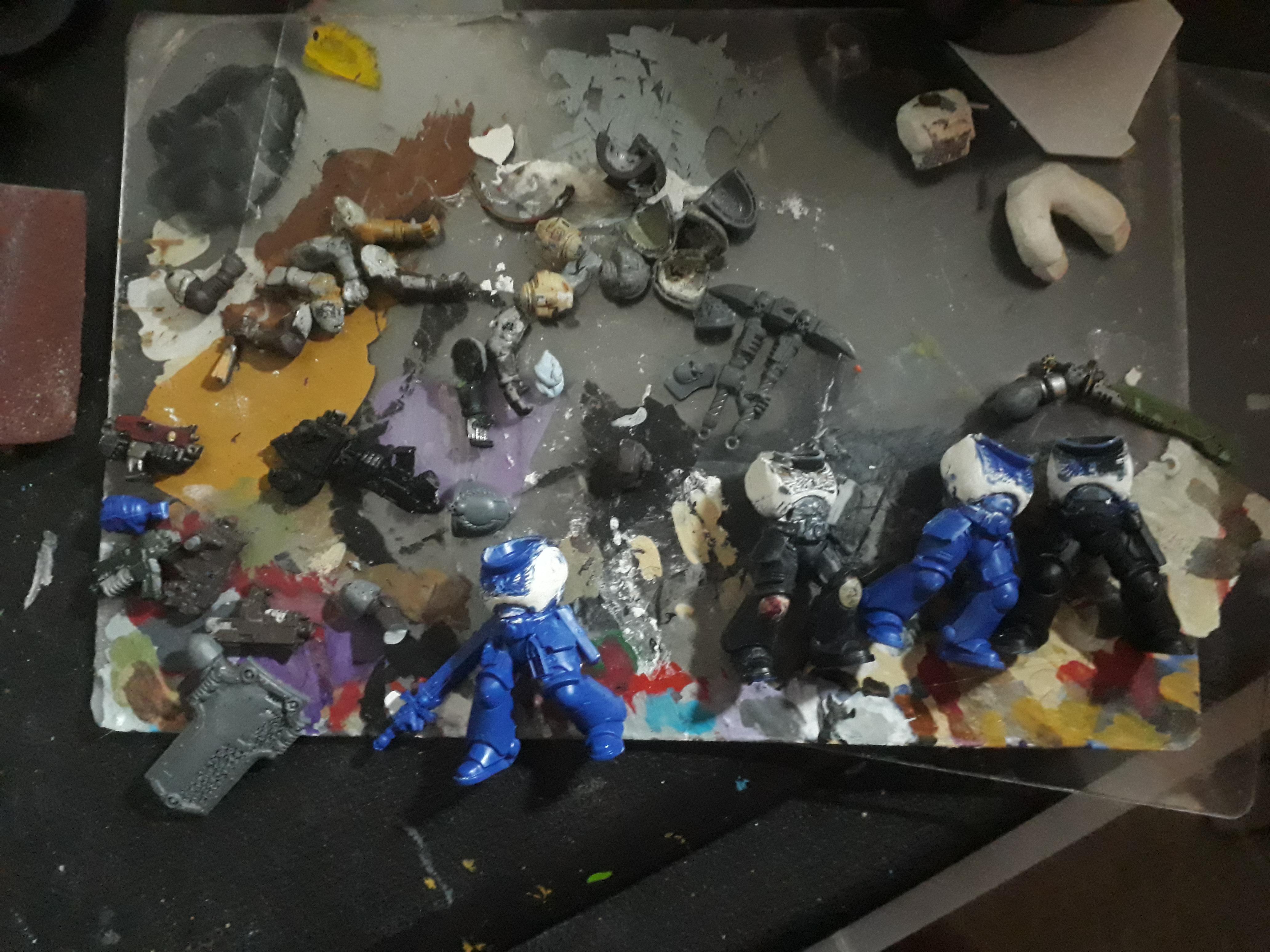 Astartes, Fist, Imperial, Space, Space Marines, Tru-scale, Work In Progress