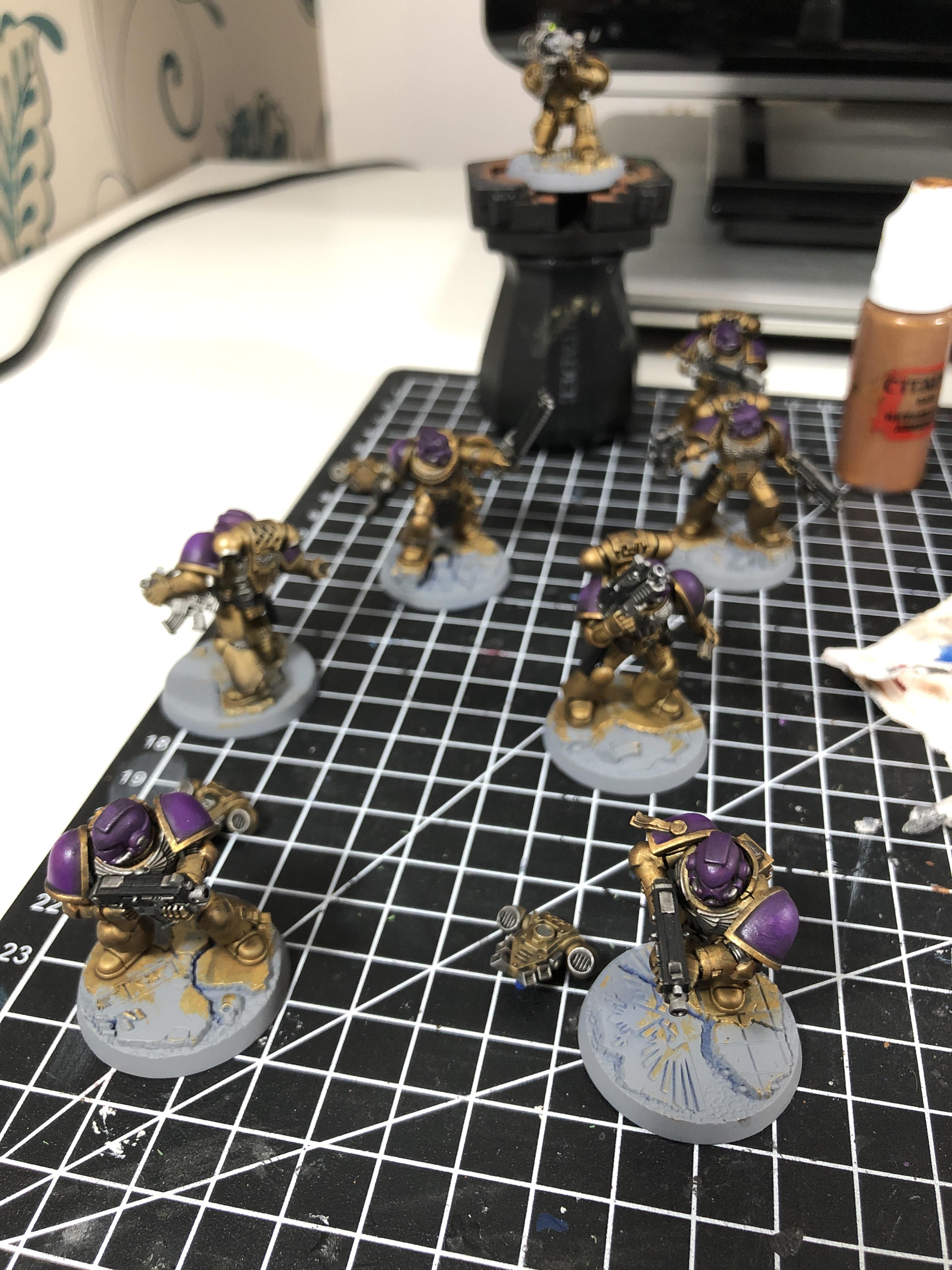 Series 1, Space Marine Android, Space Marines, Void Panthers, Warhammer 40,000, Work In Progress