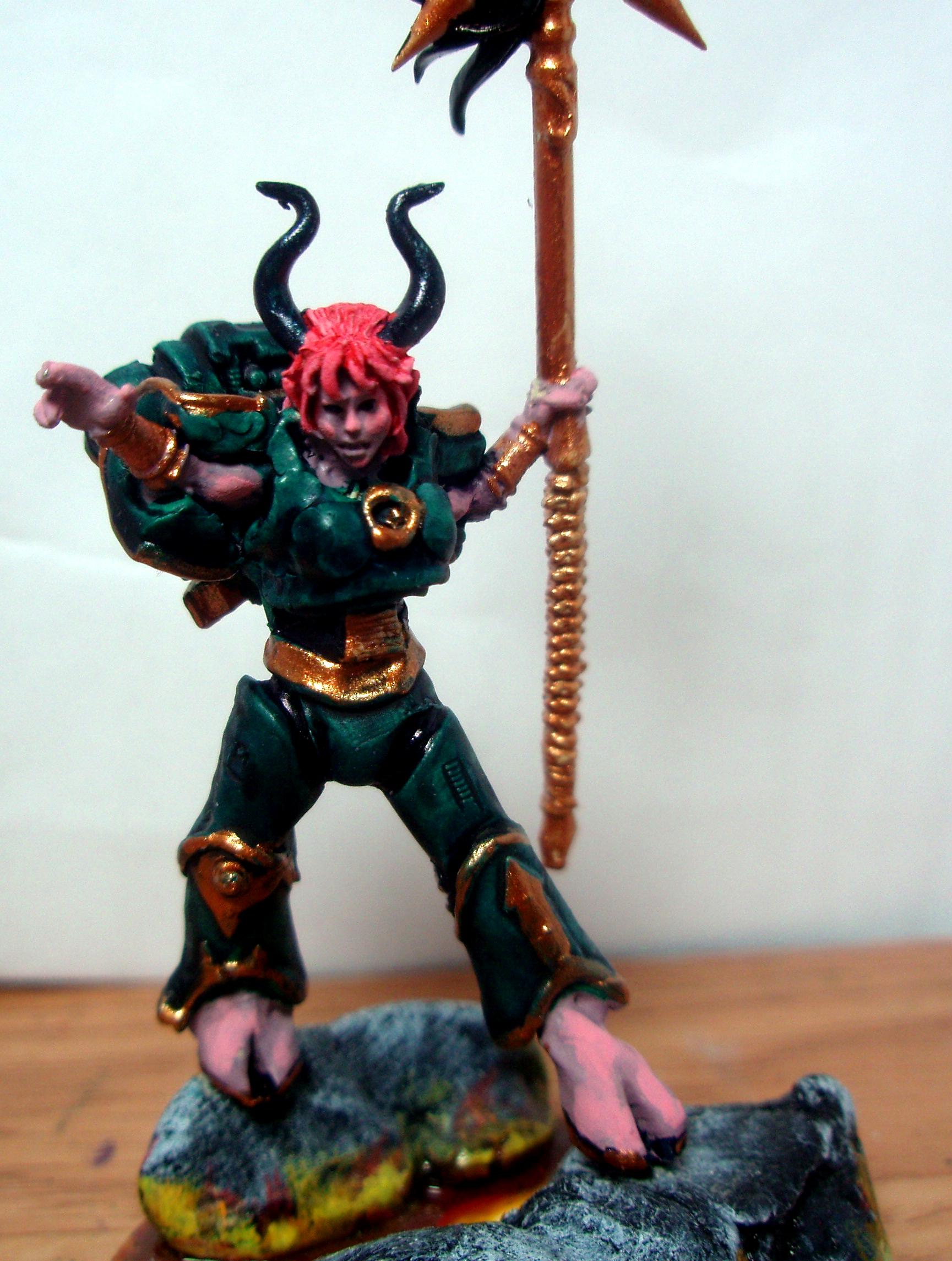 Conversion, Daemonettes, Sculpting, Slaanesh, Sorcerer, Sorceress