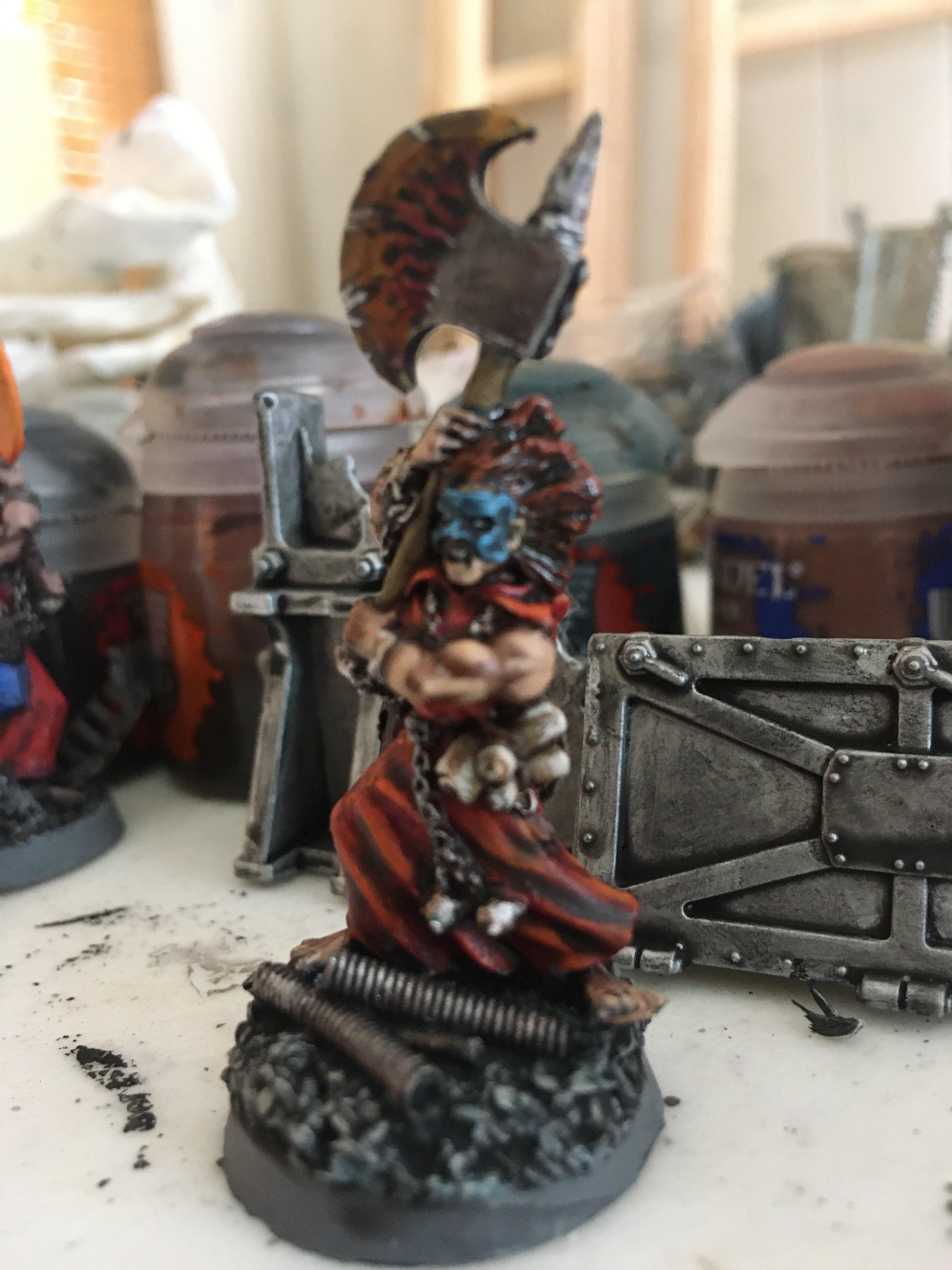 Axe, Gang, Imperial Cult, Necromunda, Redemptionists, Skirmish, Warhammer 40,000, Zealots