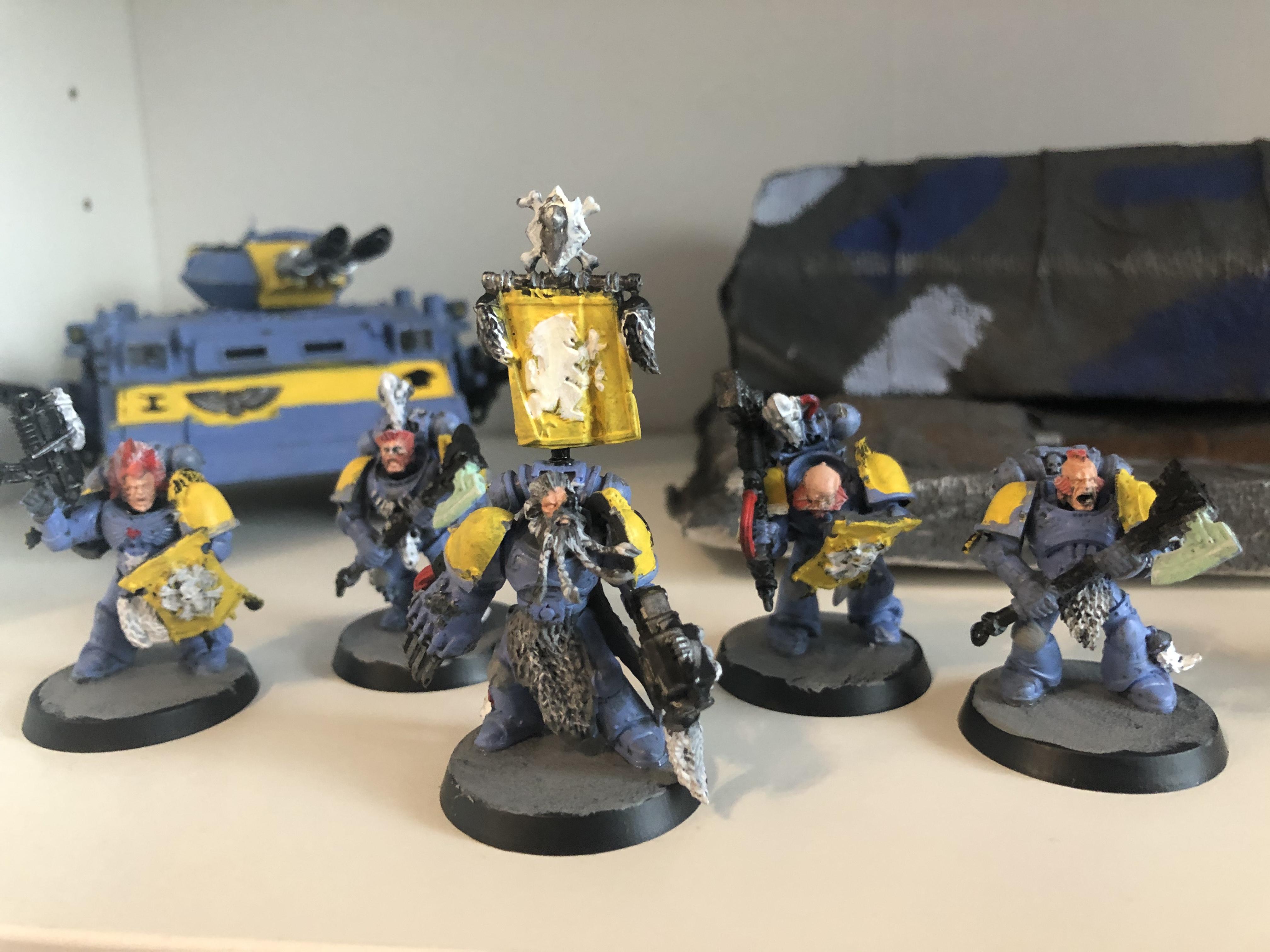 Wolf Guards for close combat (think I can stuff them into the Rhino or maybe a drop pod for bigger games)