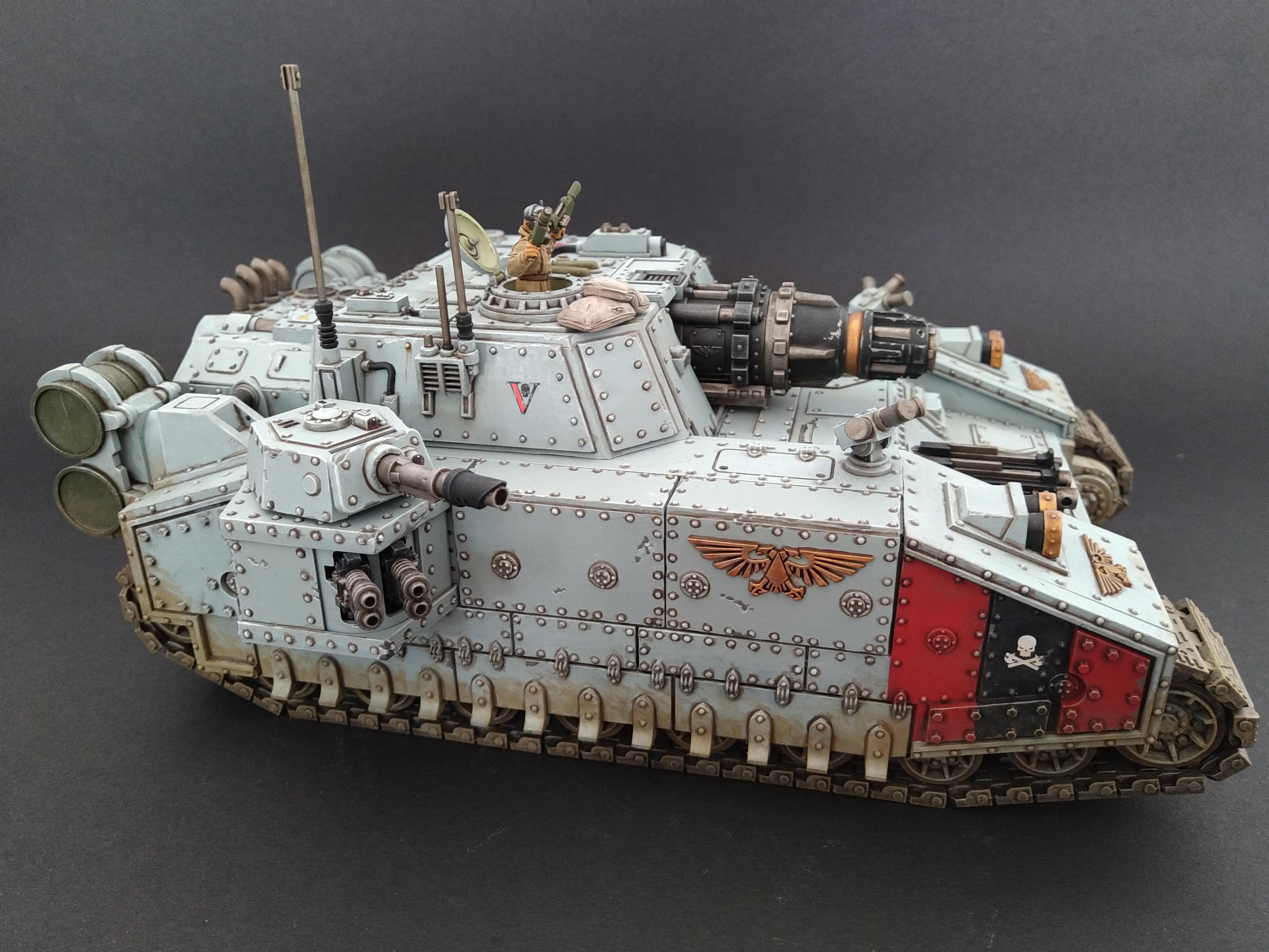 Astra Militarum, Baneblade, Doomhammer, Grey, Magnet, Magnetised, Right, Shadowsword, Side, Warhammer 40,000