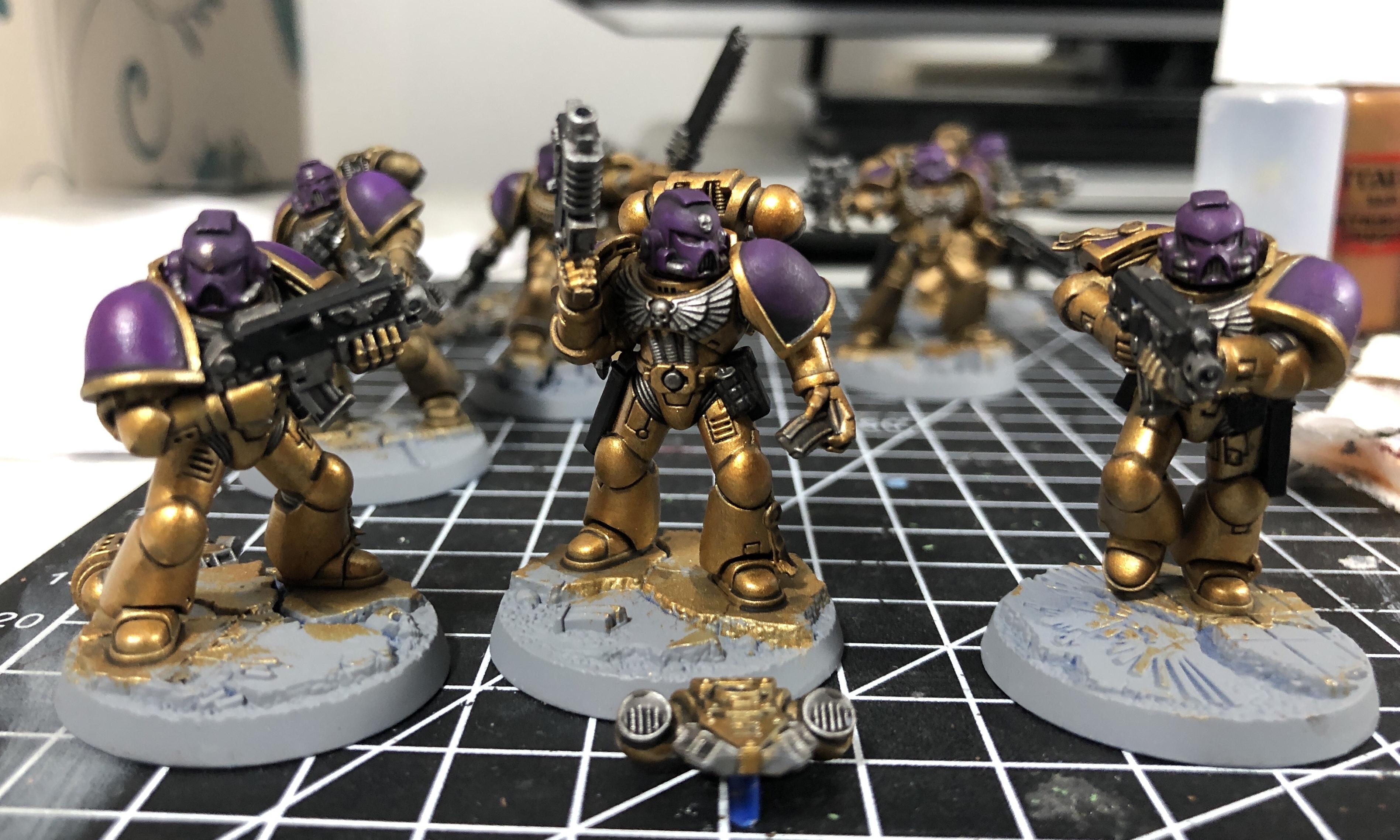 Series 1, Space Marine Heroes, Void Panthers, Warhammer 40,000, Work In Progress