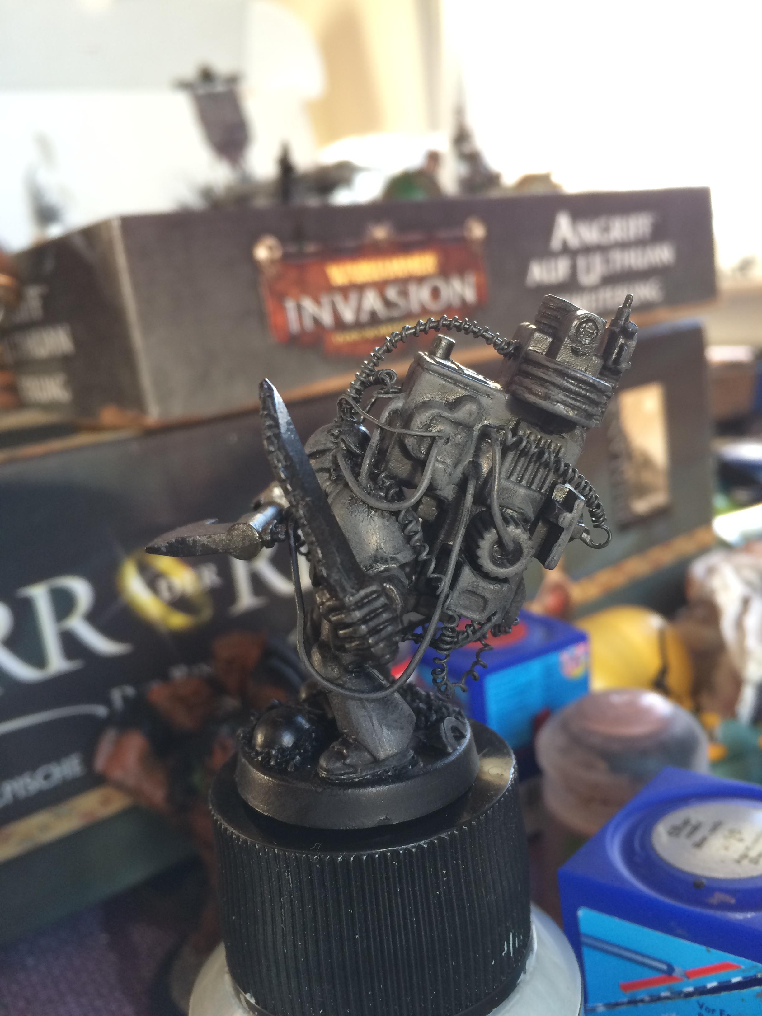 Conversion, Crazy, Dreadnought, Hands, Ih, Iron, Mad, Parts, Sarkophagus, Scratch, Space, Space Marines