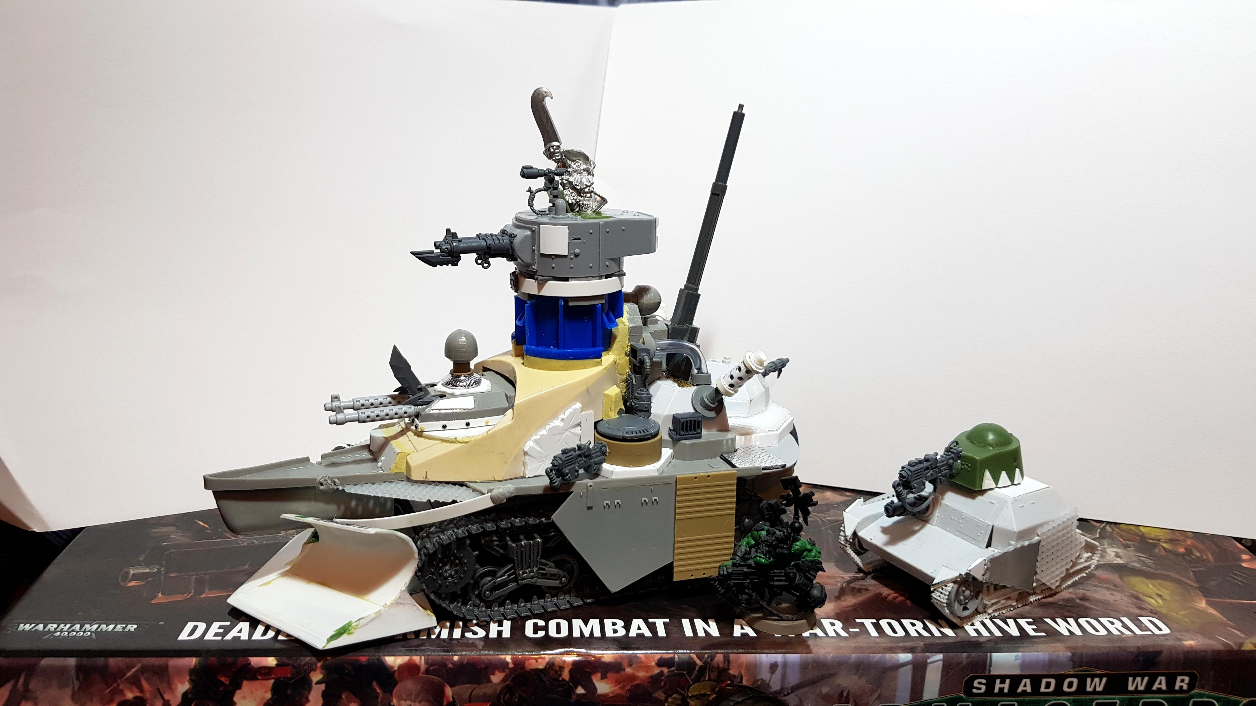 Conversion, Grot Mega Tank, Grots, Orks, Scratch Build