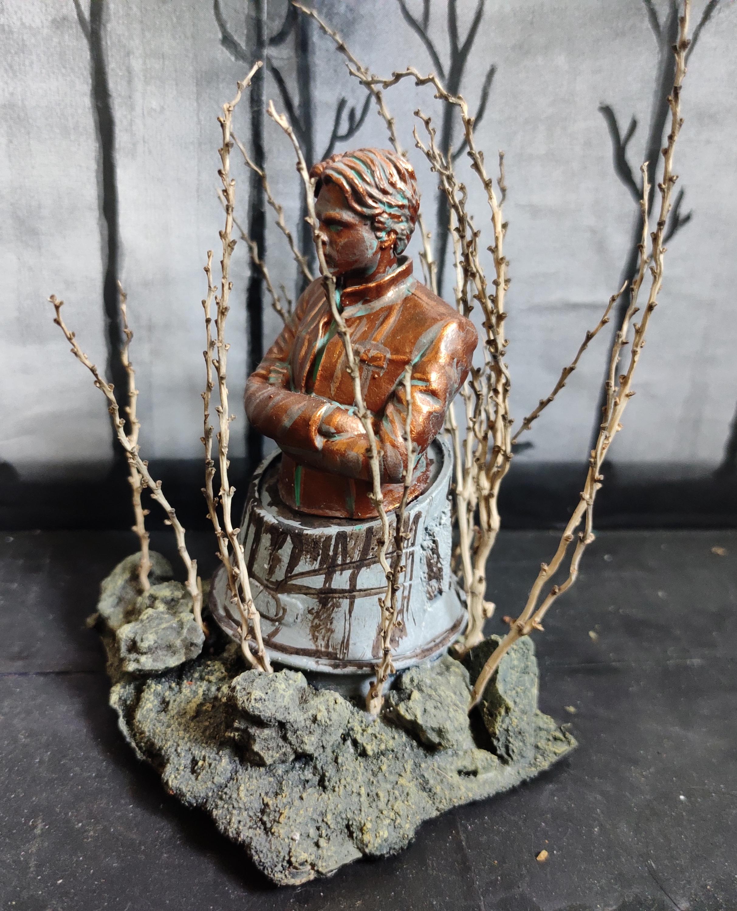 Fun, Han Solo, Scratch Build, Statue, Terrain