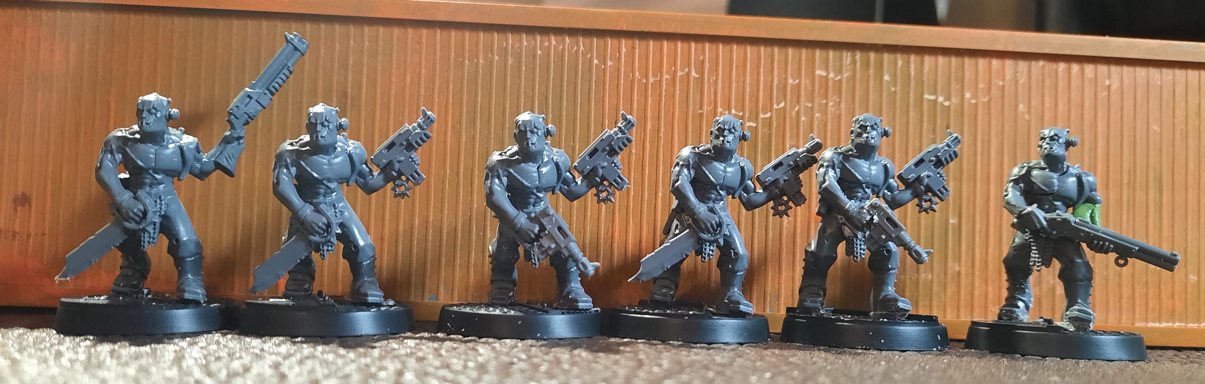 Chaos, Conversion, Cultists, Cut, Genestealer, Shotgun, Work In Progress