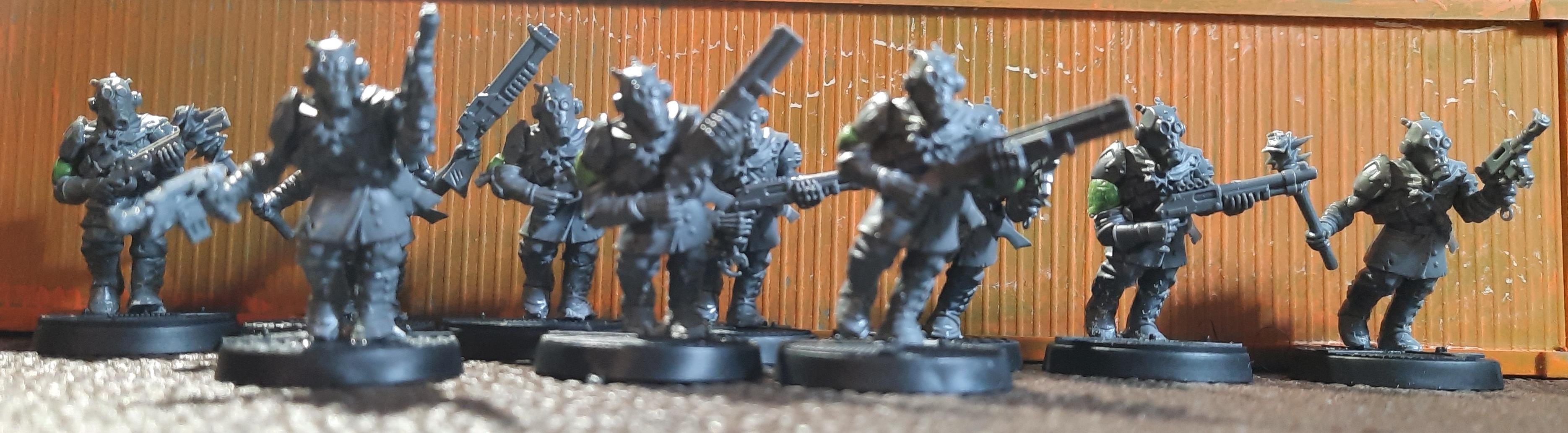 Chaos, Conversion, Cultists, Cut, Genestealer, Shotgun, Work In Progress