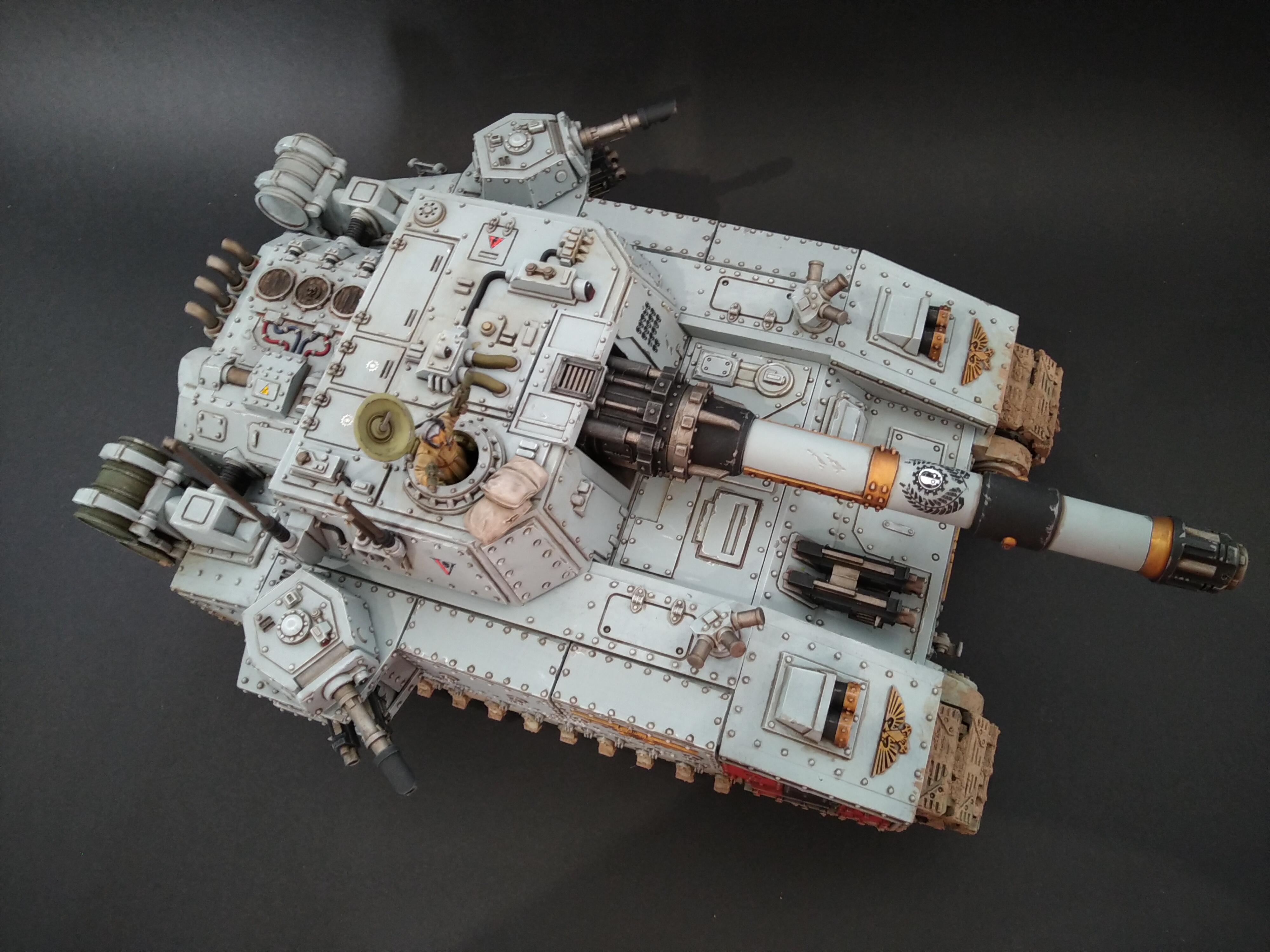 Am, Astra Militarum, Baneblade, Grey, Magnet, Magnetised, Shadowsword, Tank, Warhammer 40,000