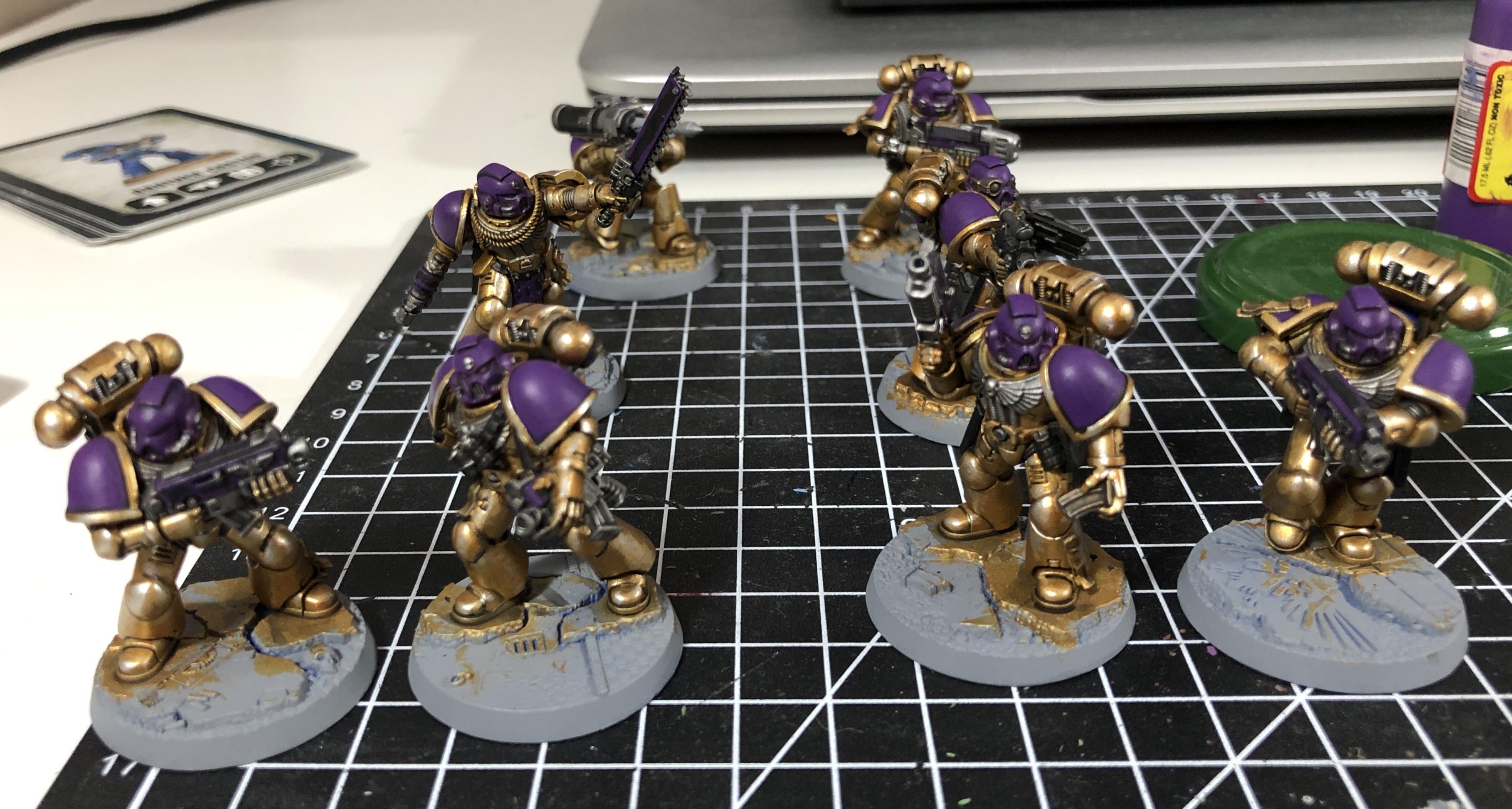 Series 1, Space Marine Heroes, Void Panthers, Warhammer 40,000, Work In Progress