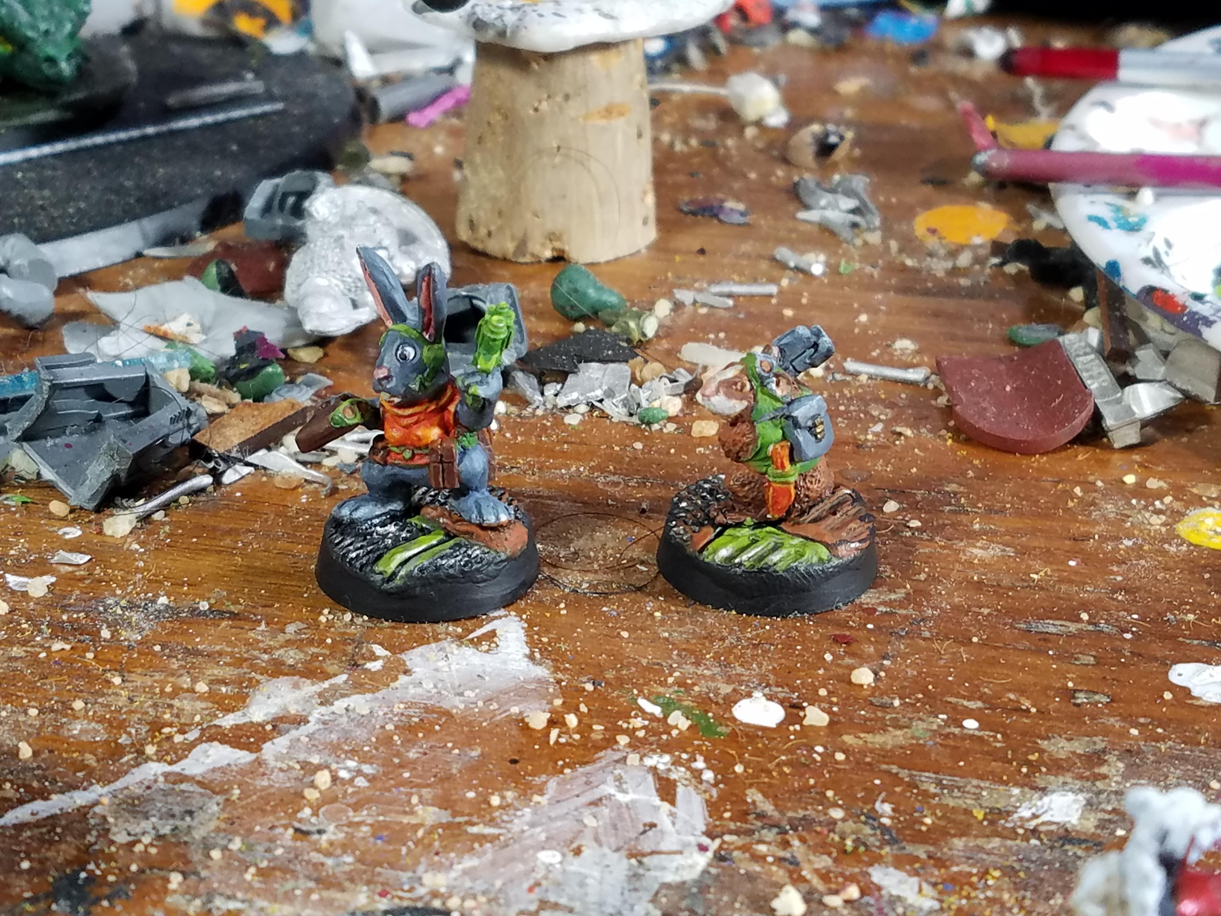 Dakka Painting Challenge 2020, Furry, Guinea Pig, Old Gamers Workshop, Rabbit