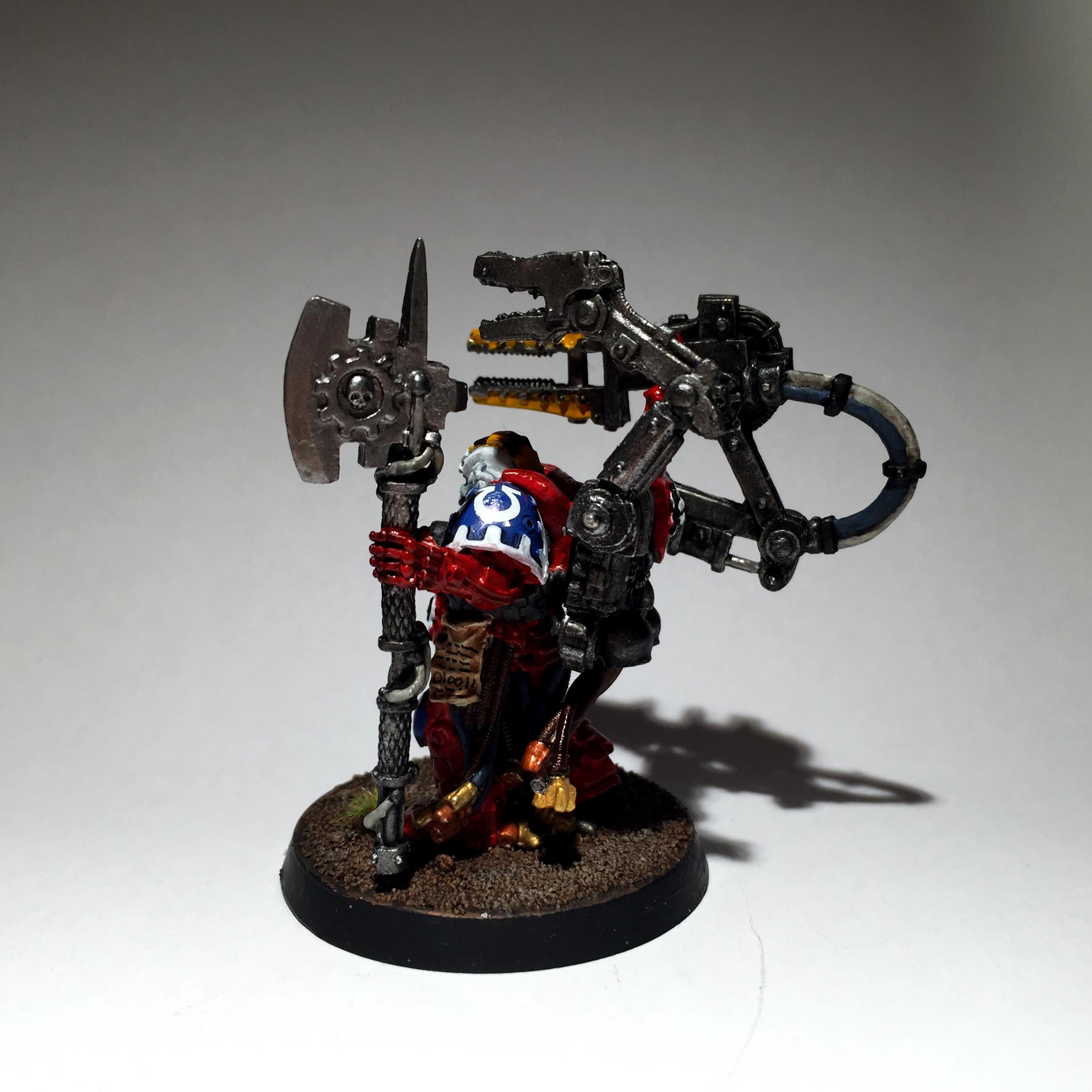 Adeptus Mechanicus, Admech, Space Marines, Techmarine, Ultramarines, Warhammer 40,000, Warhammer Fantasy